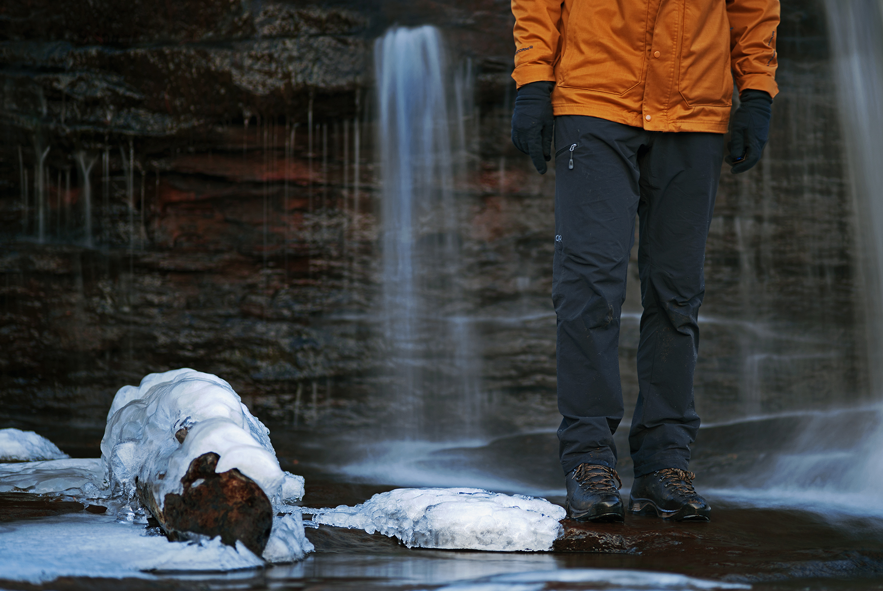 Ghiaccio a Big Spring Falls