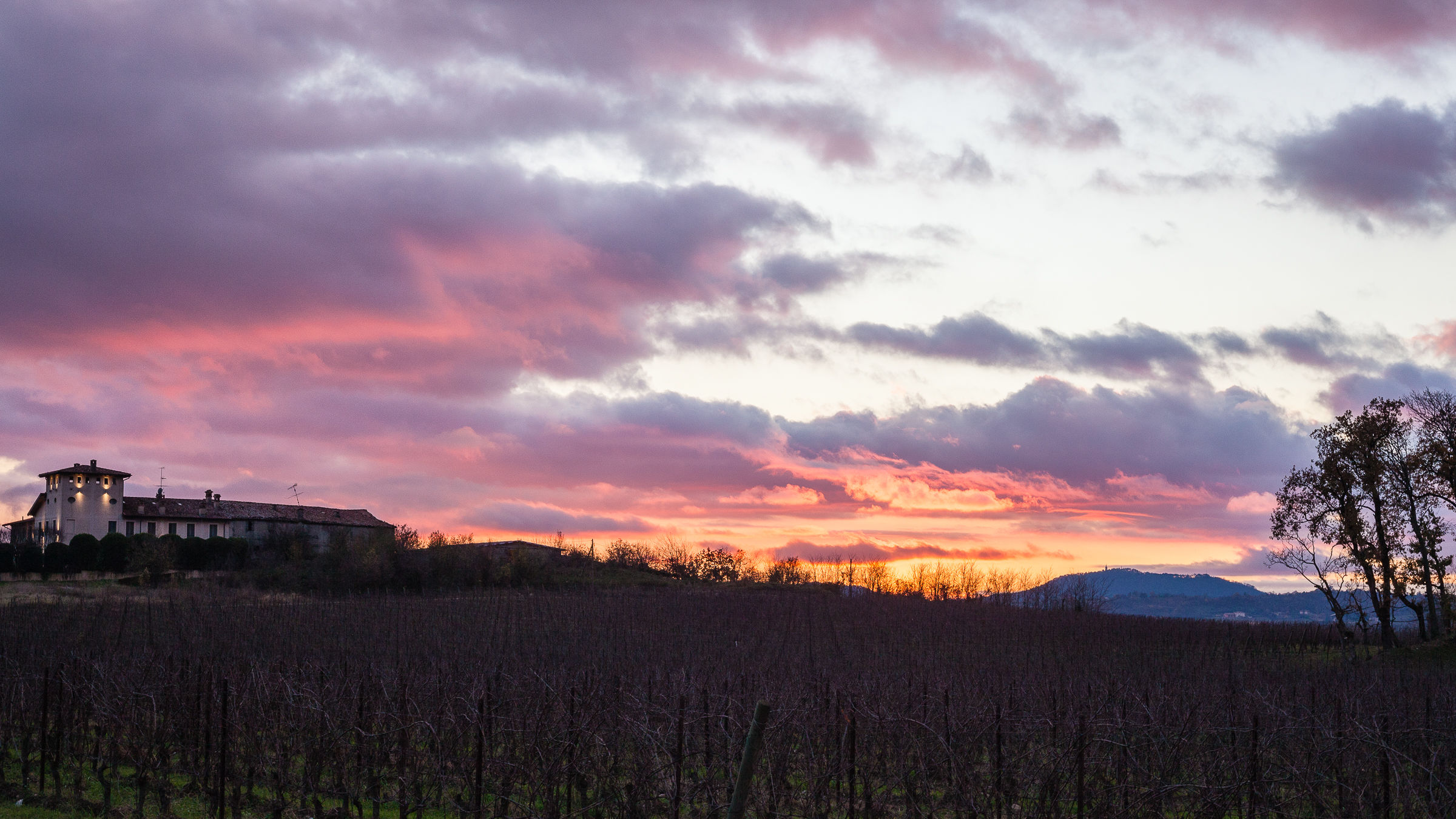 Sunset in Franciacorta 1