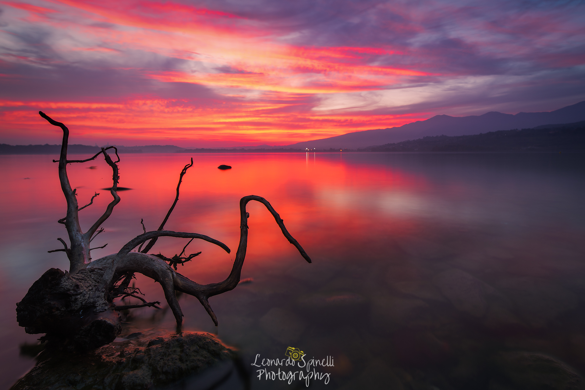 Tramonto nella brianza..