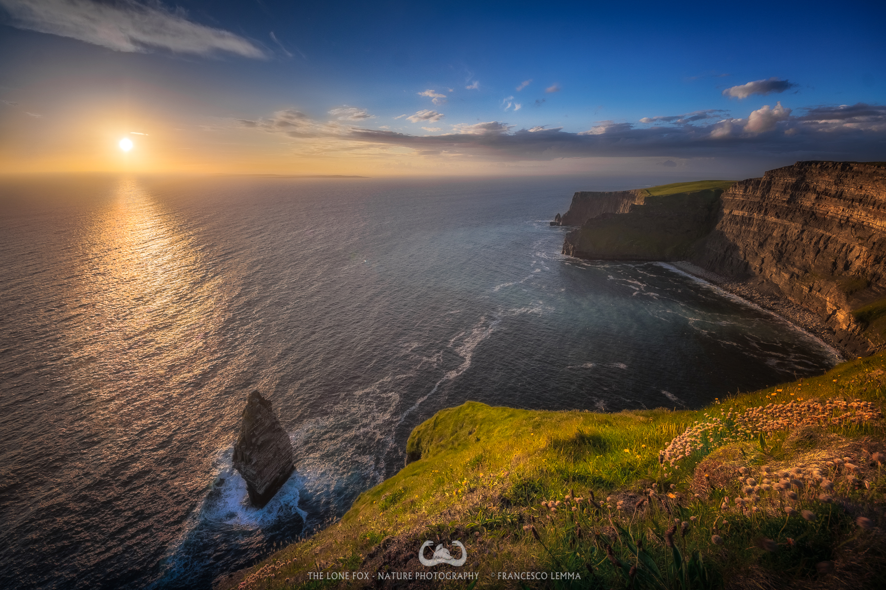 Sunset of Moher