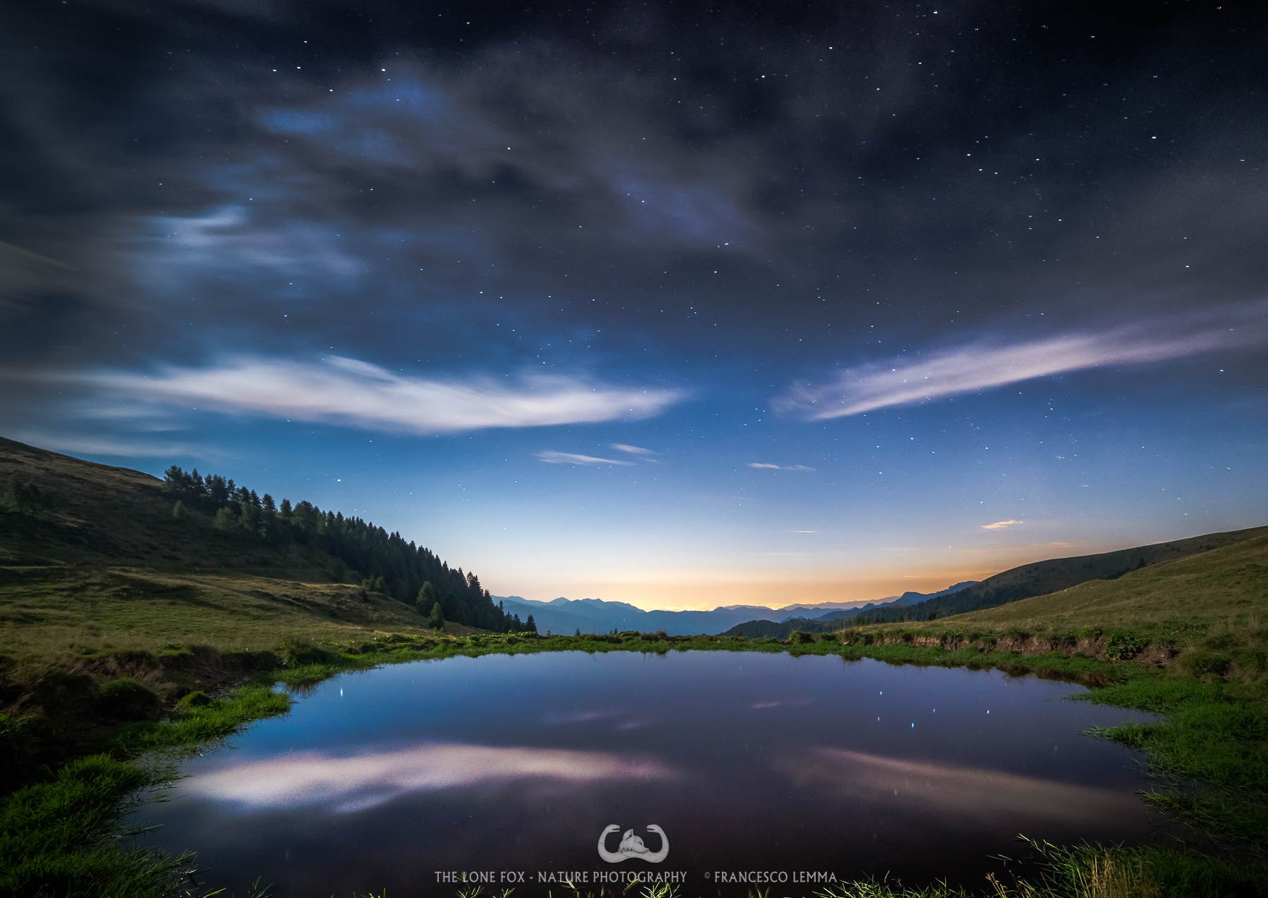 Night Time in the Alps
