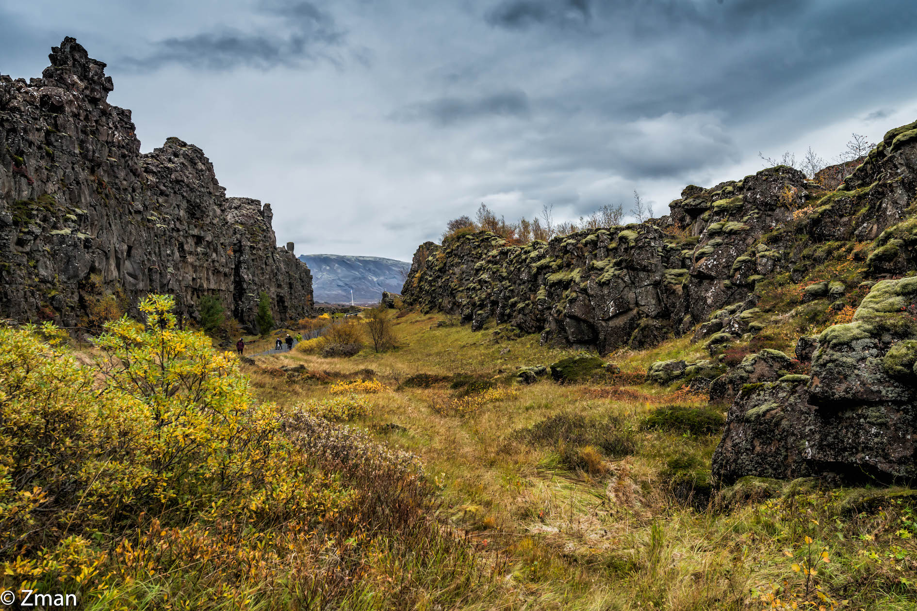 The Crack in Thingvellir
