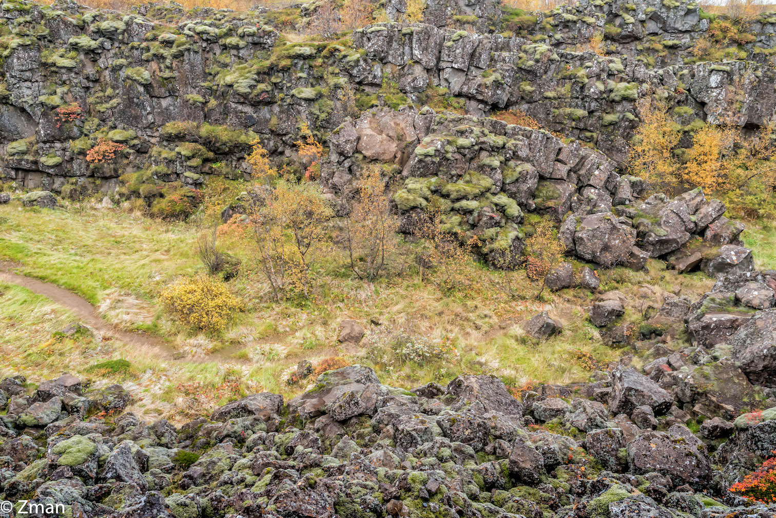 The Crack in Thingvellir