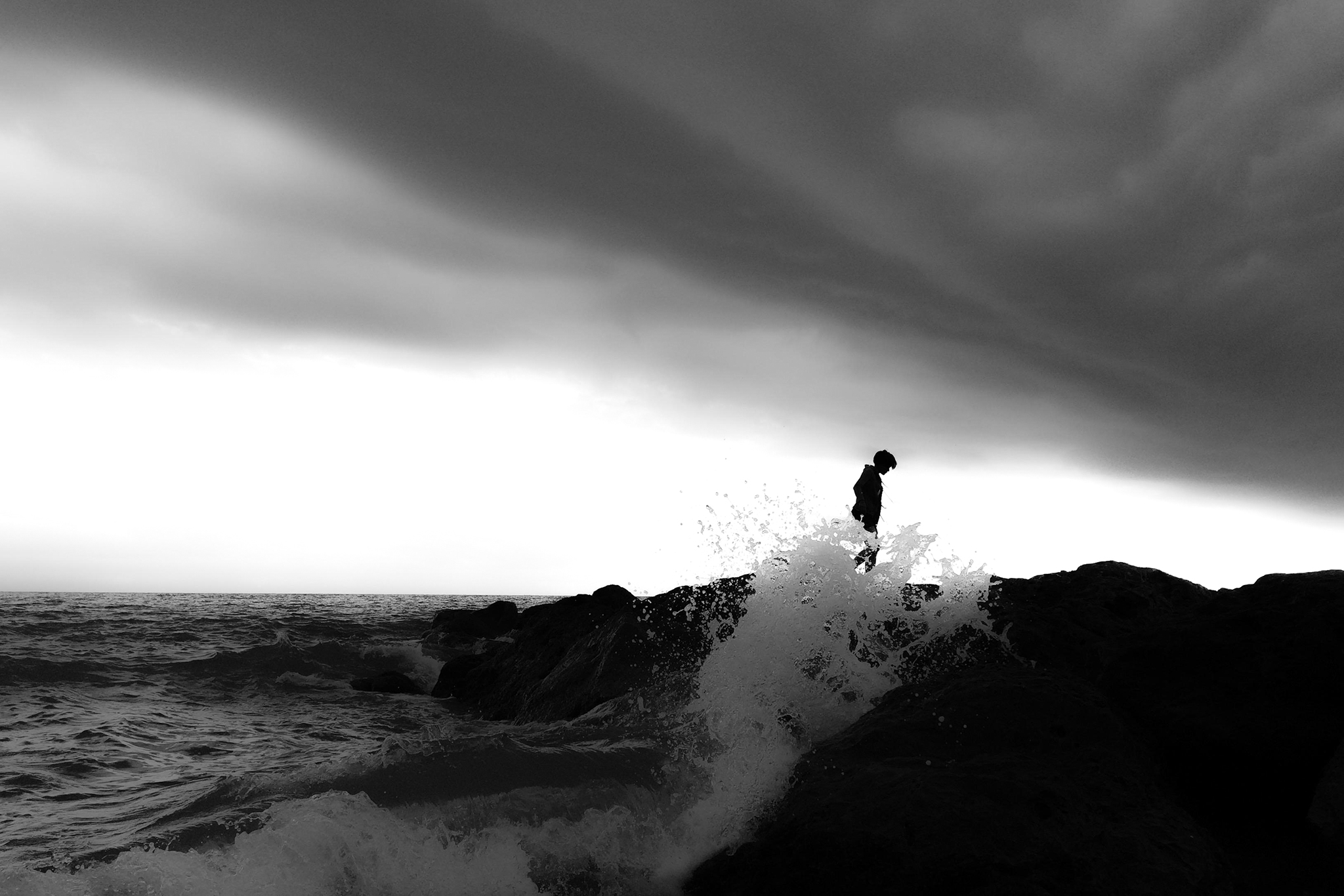 And by the sea the Woman was .. (iPhone 4s)