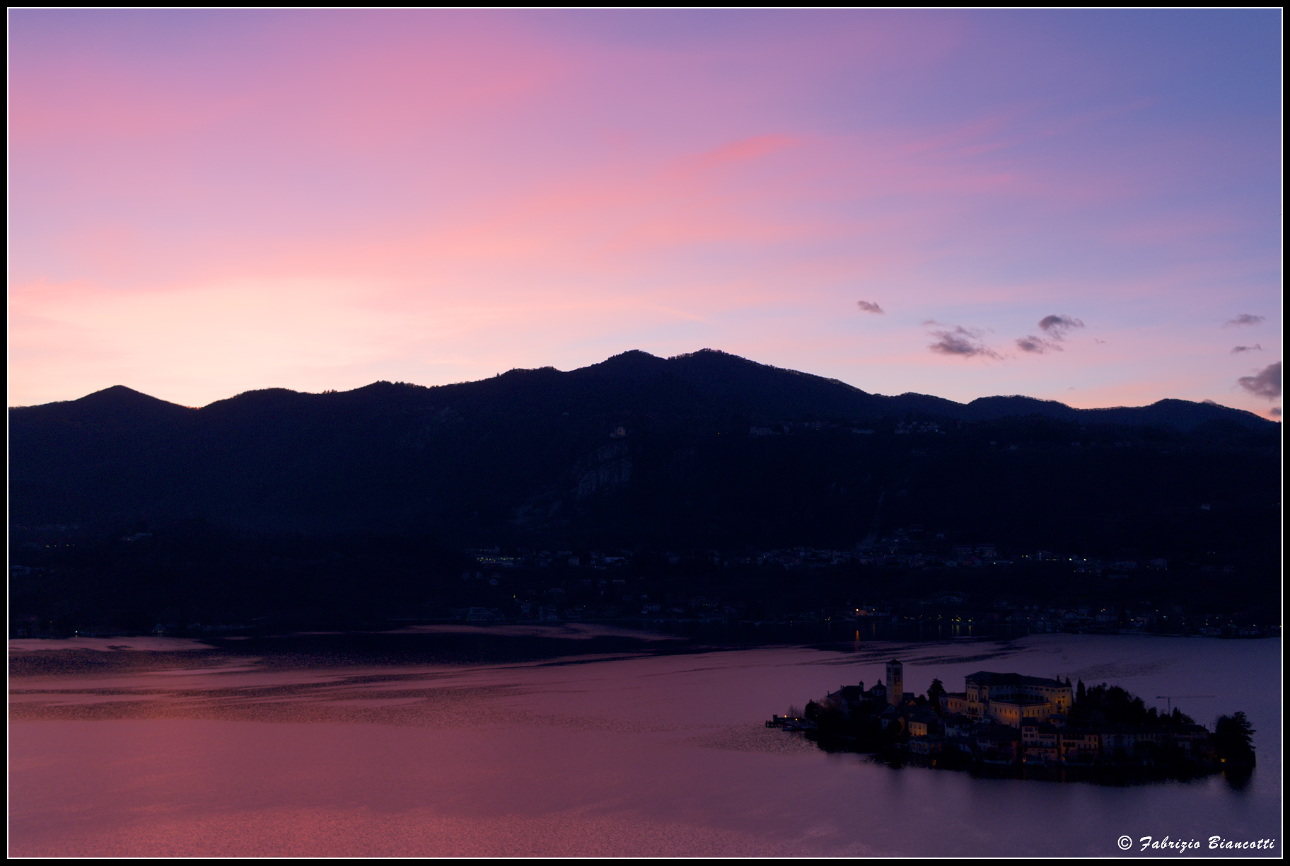 One evening in November