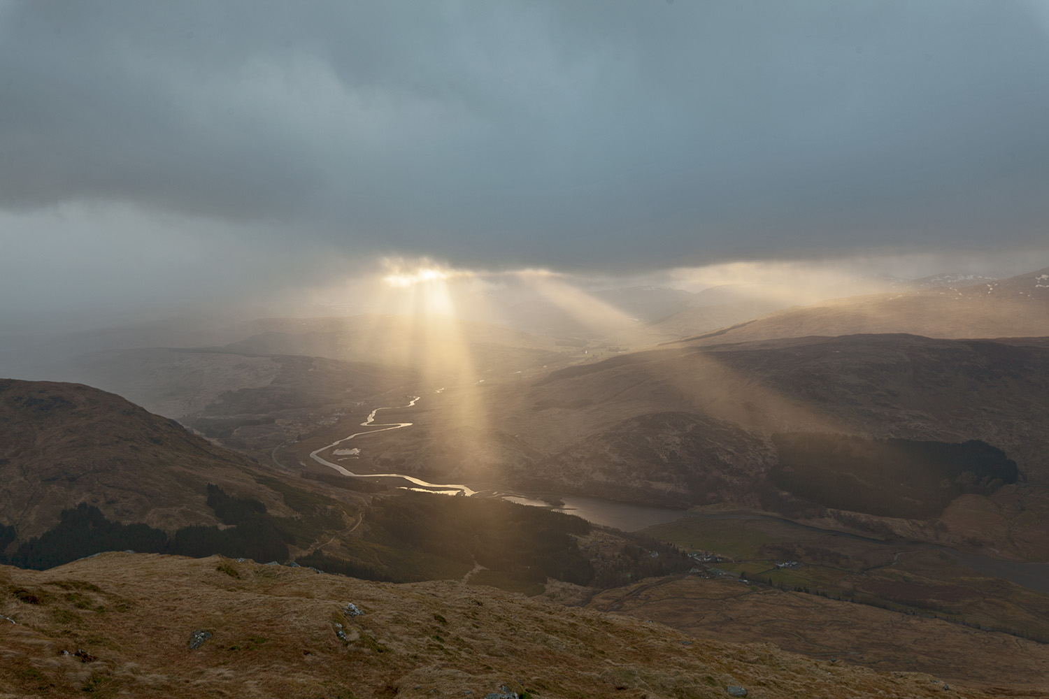 Luce sopra Crianlarich