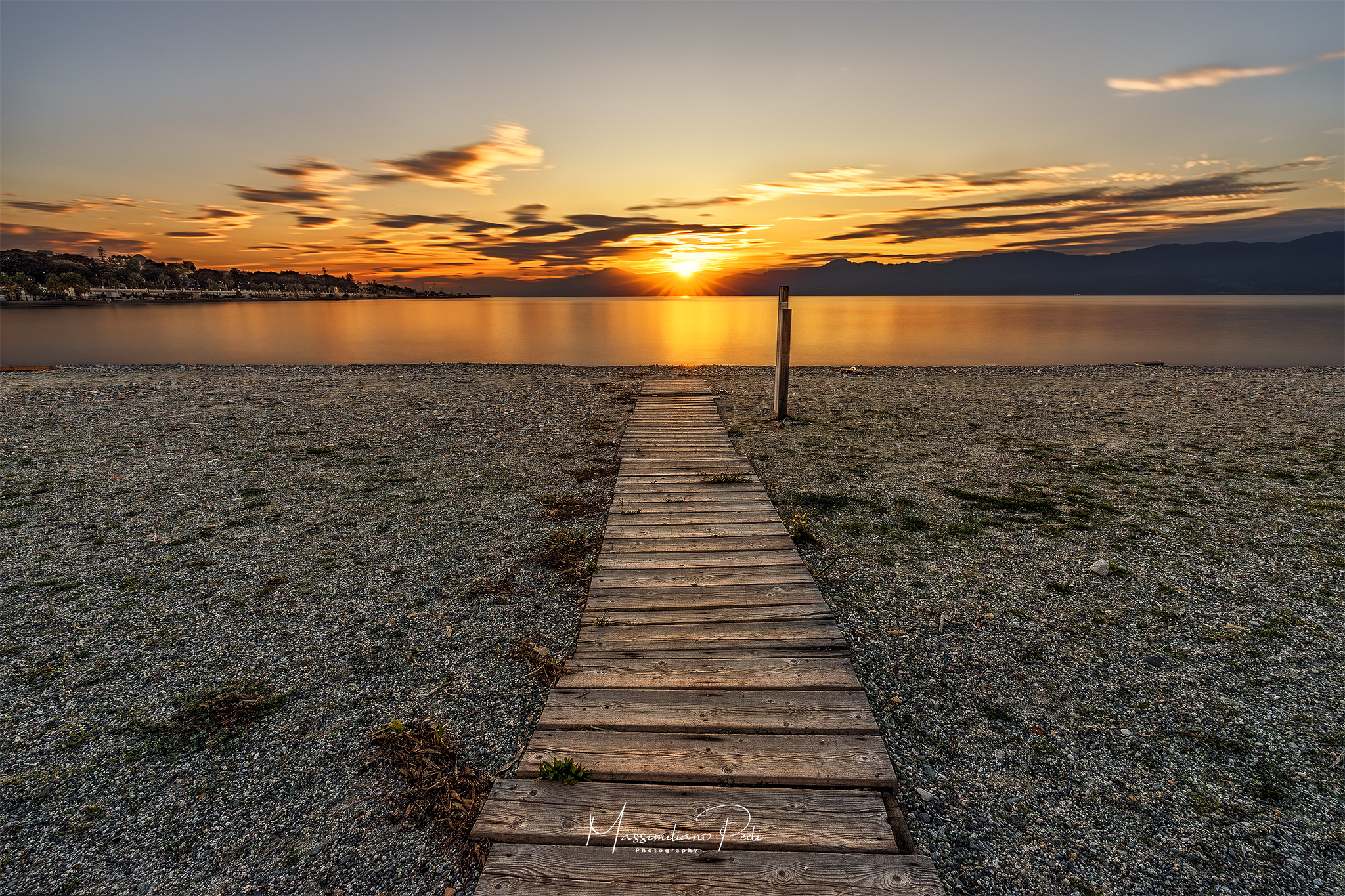 On the shore of the beach