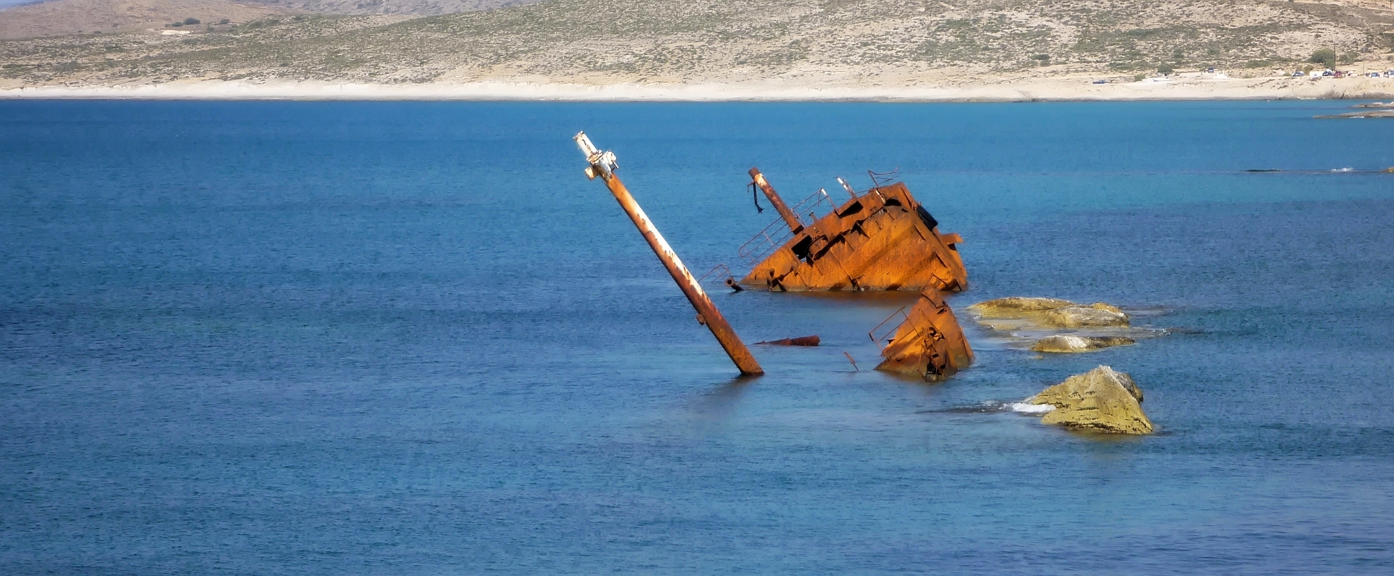Wreck at Milos 2010