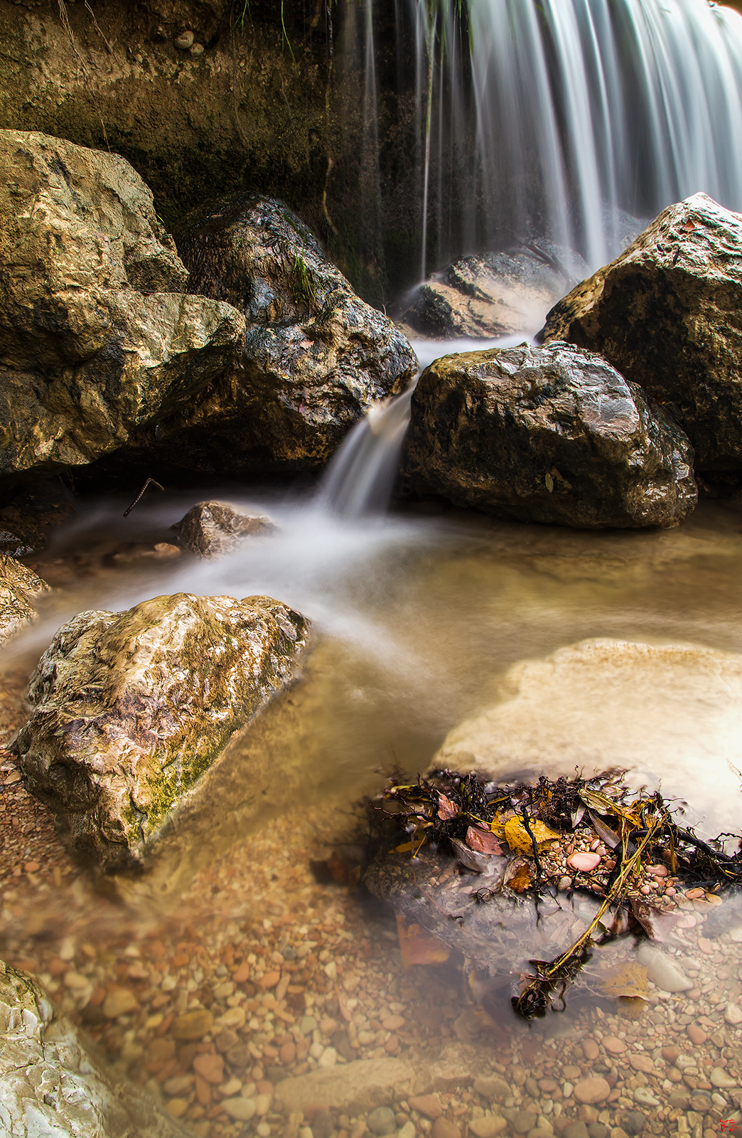 Waterfalls in the woods
