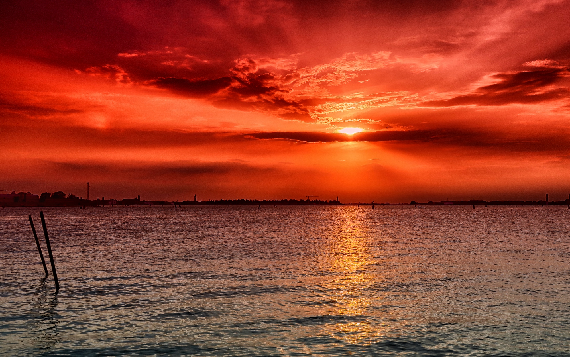 Sunset from Vignola Island