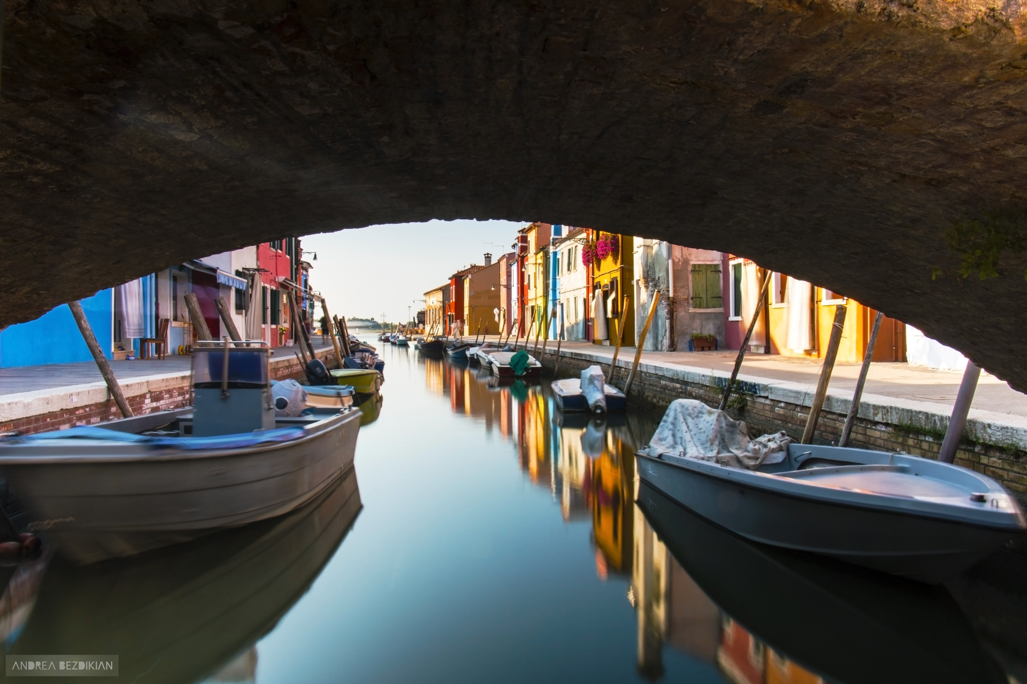 Burano sotto il ponte
