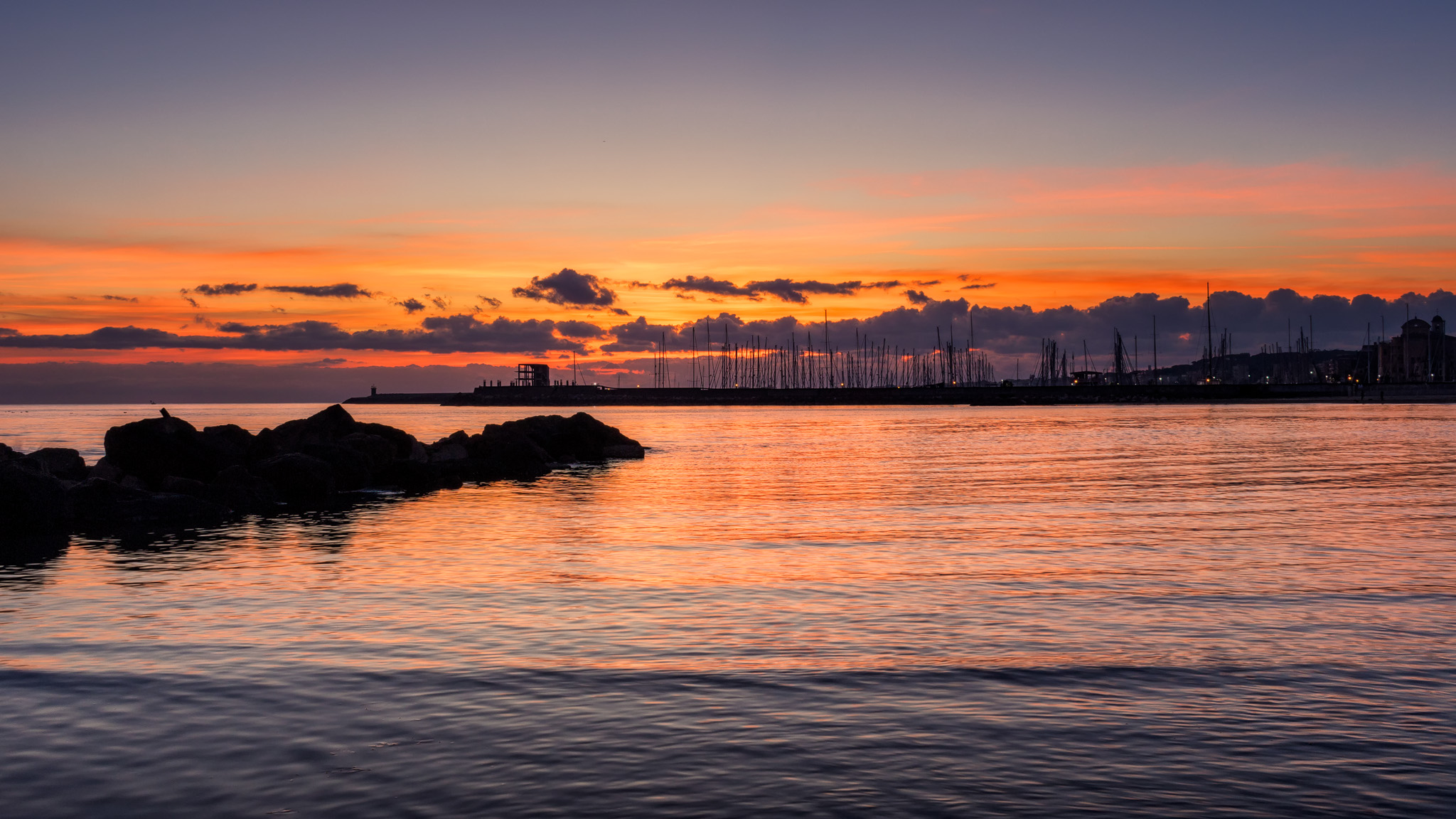 Riflessi sul mare di Nettuno