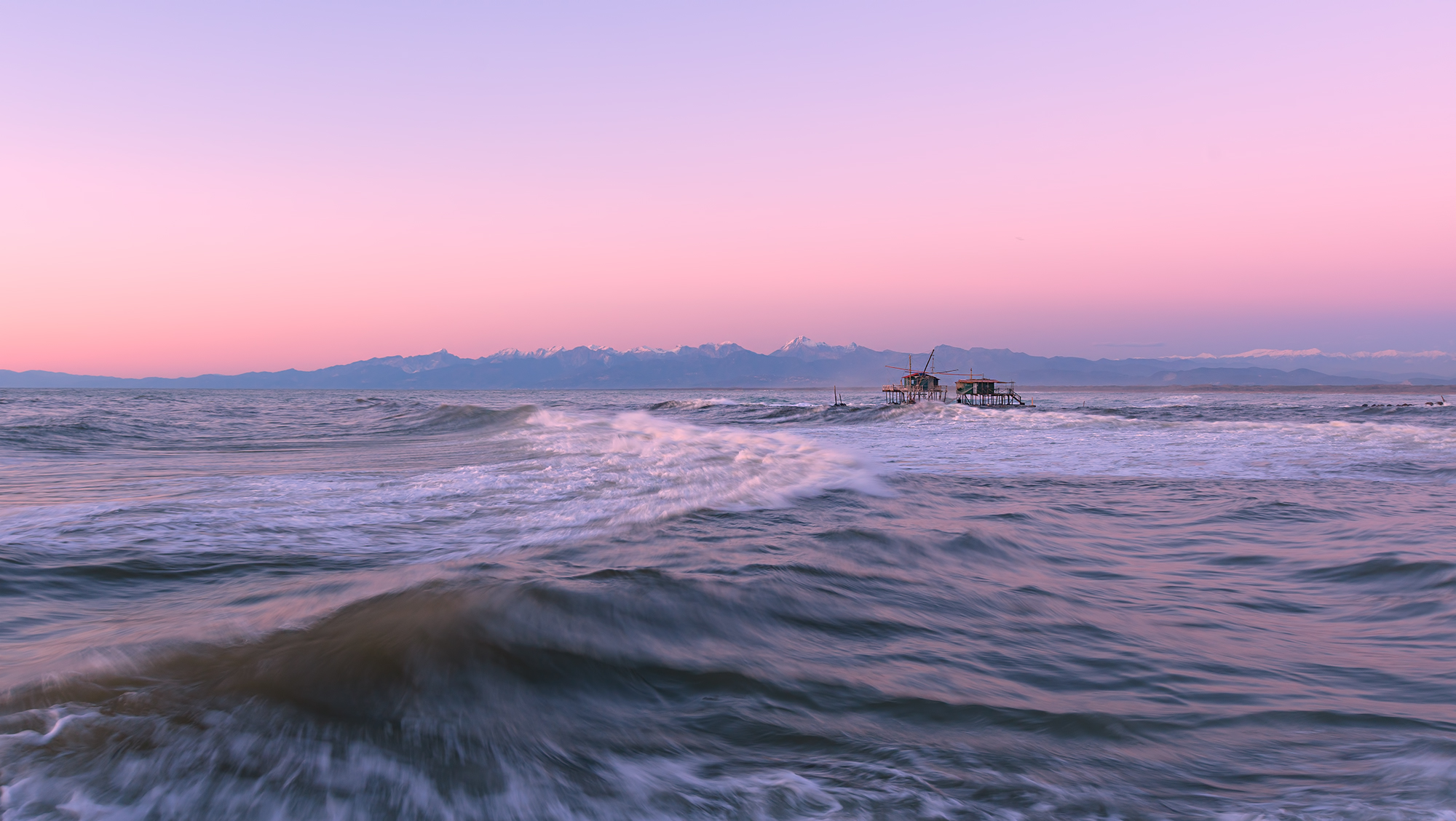 The Apuan Alps are born from the sea.