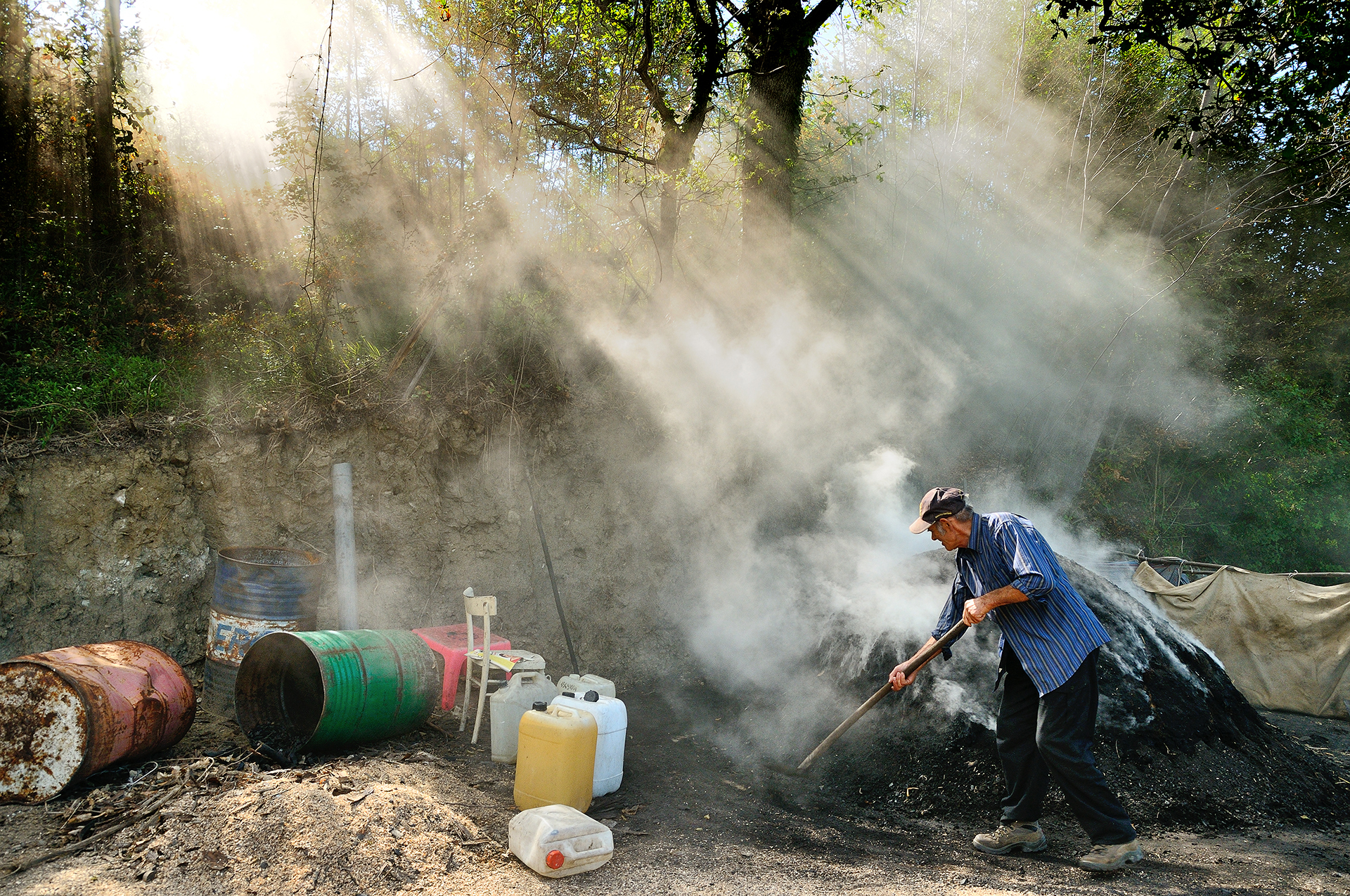 the charcoal burner (Gagliole MC)