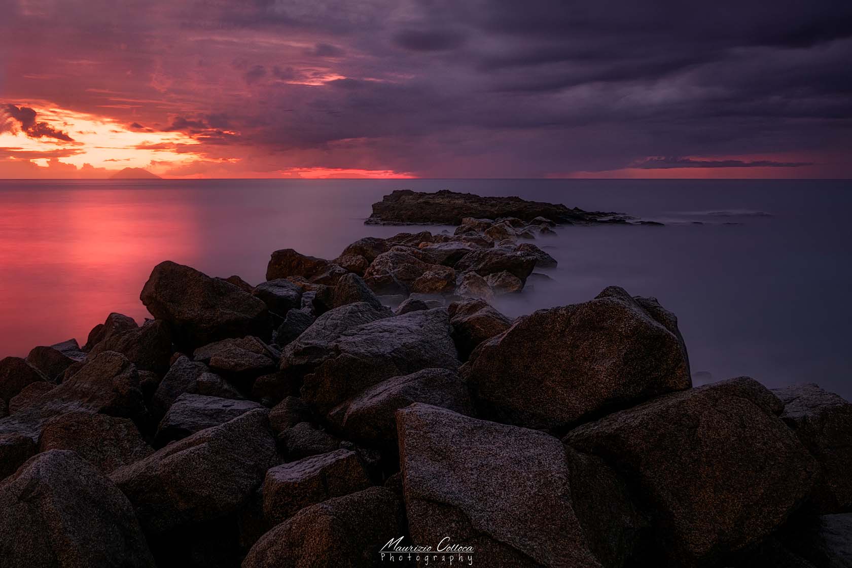 Storm Incoming at Sunset
