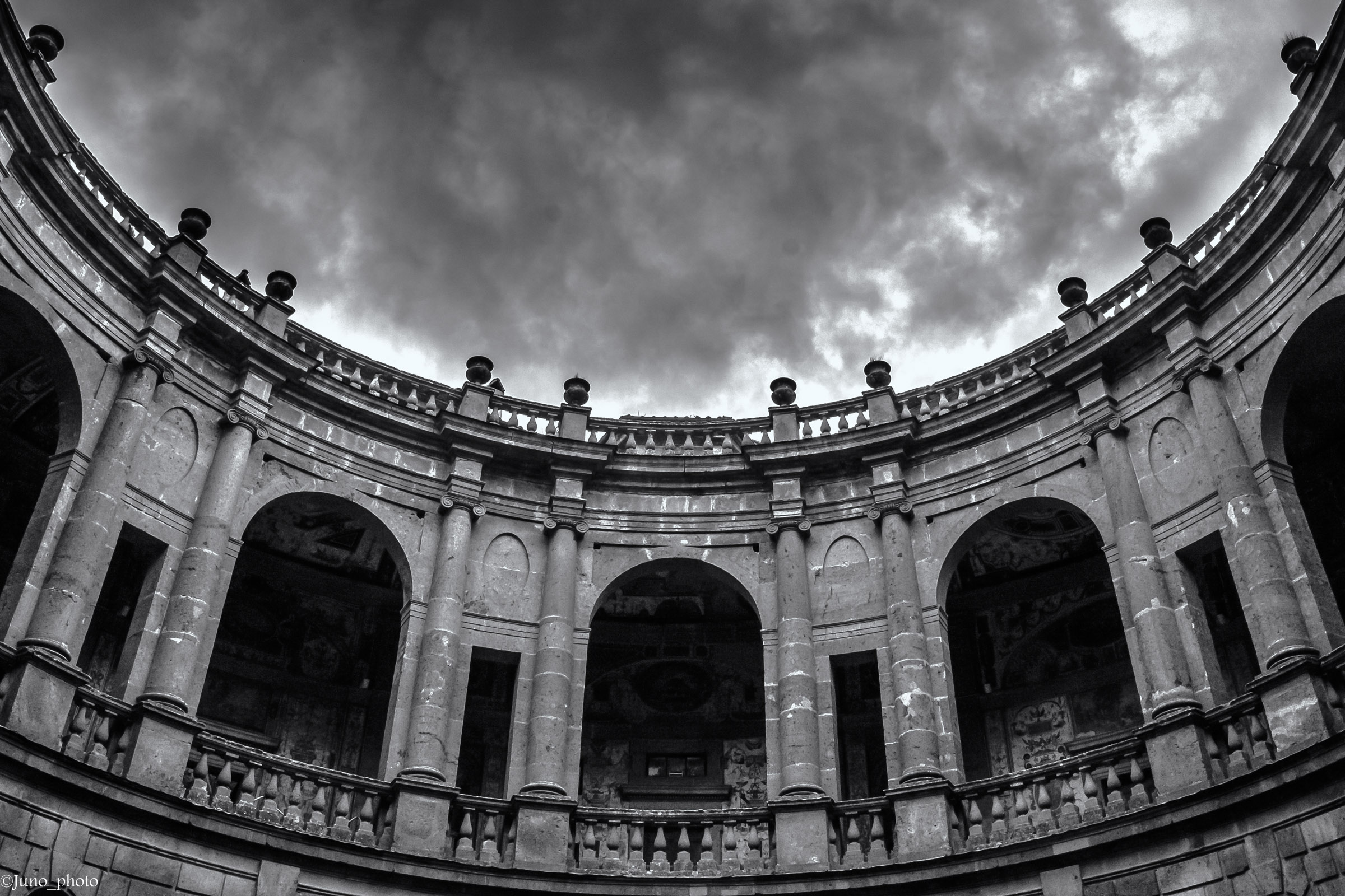 Caprarola Palazzo Farnese internal courtyard