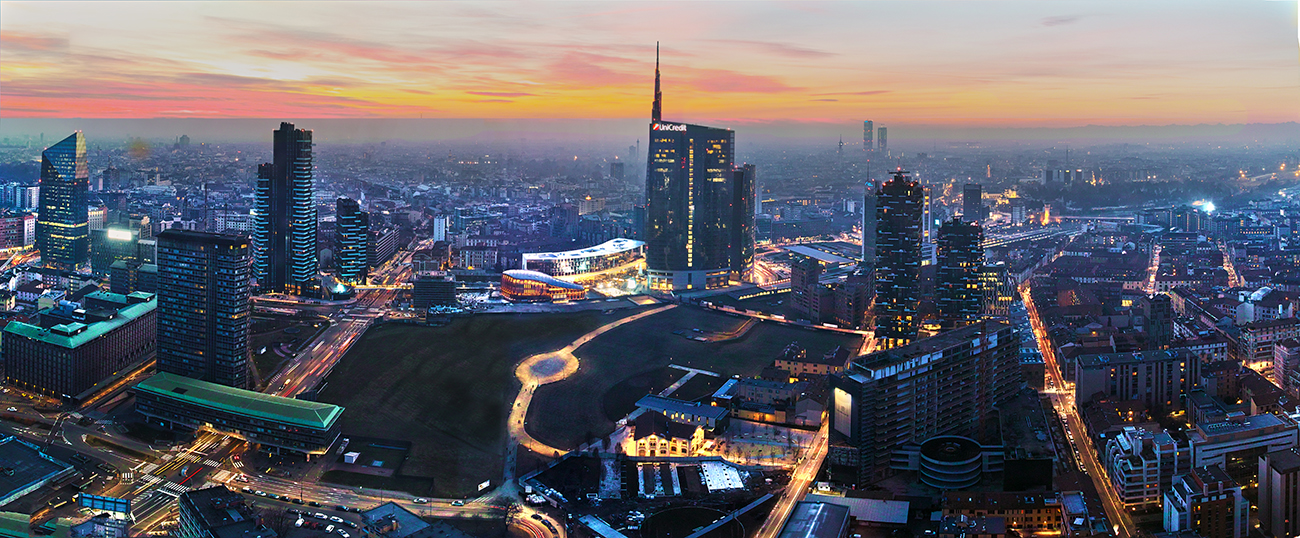 Milan from above