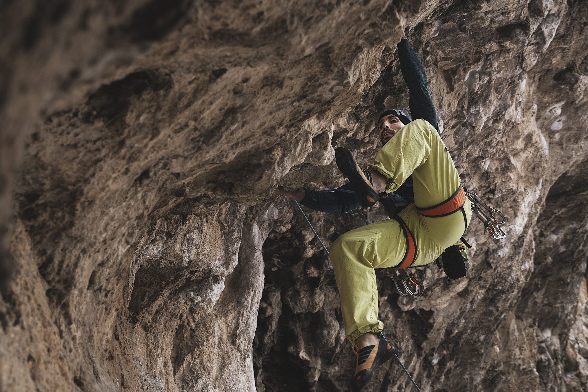 Climbing: Cosimo in climbing 7A + # 3