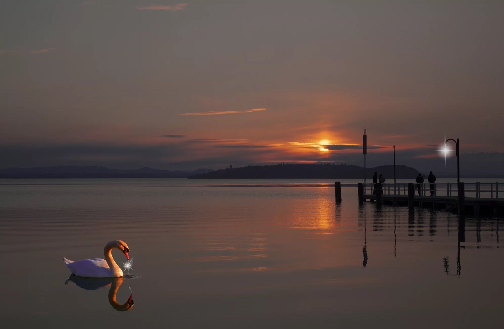 Tramonto sul Lago Trasimeno
