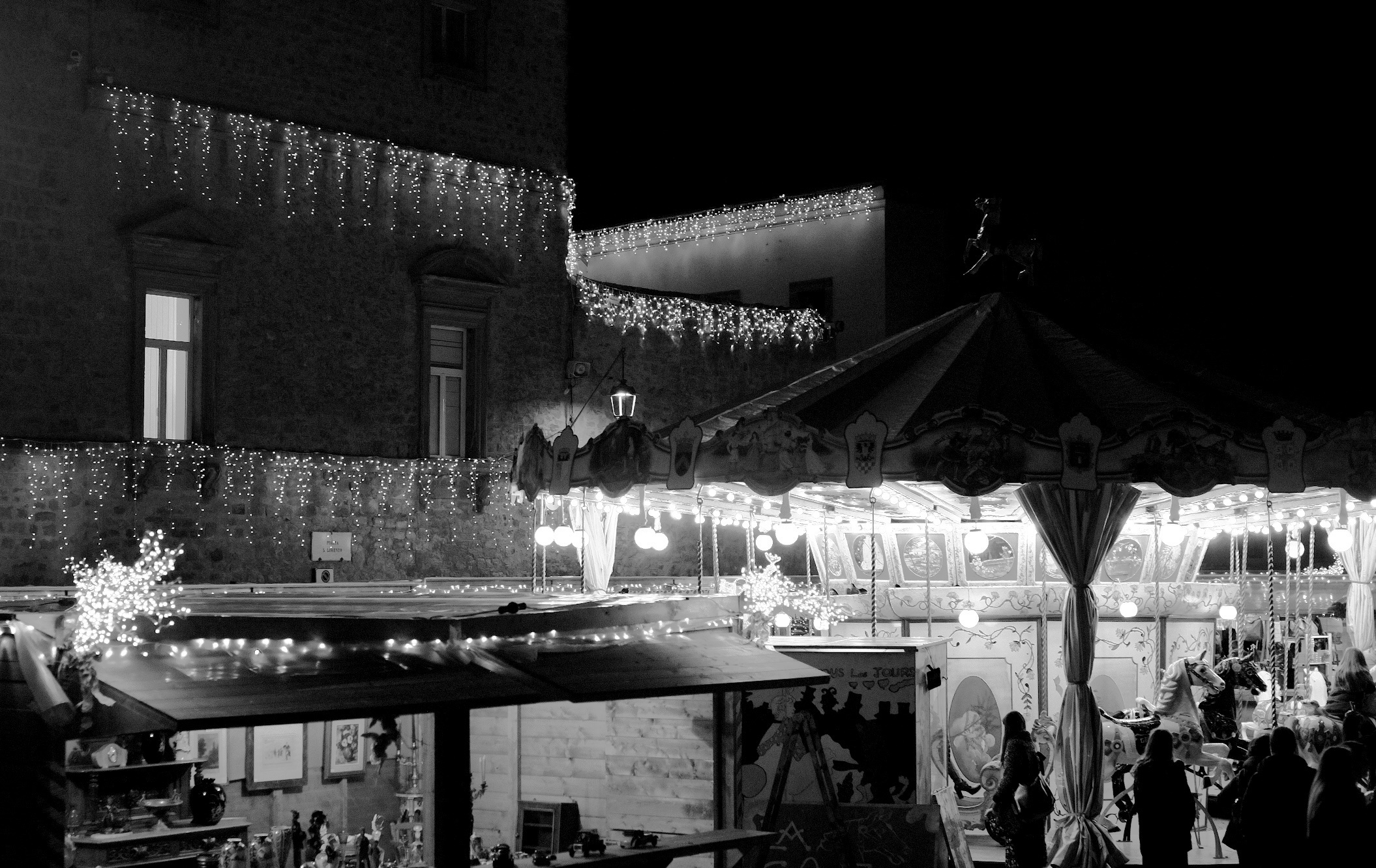 Giostra e luminarie