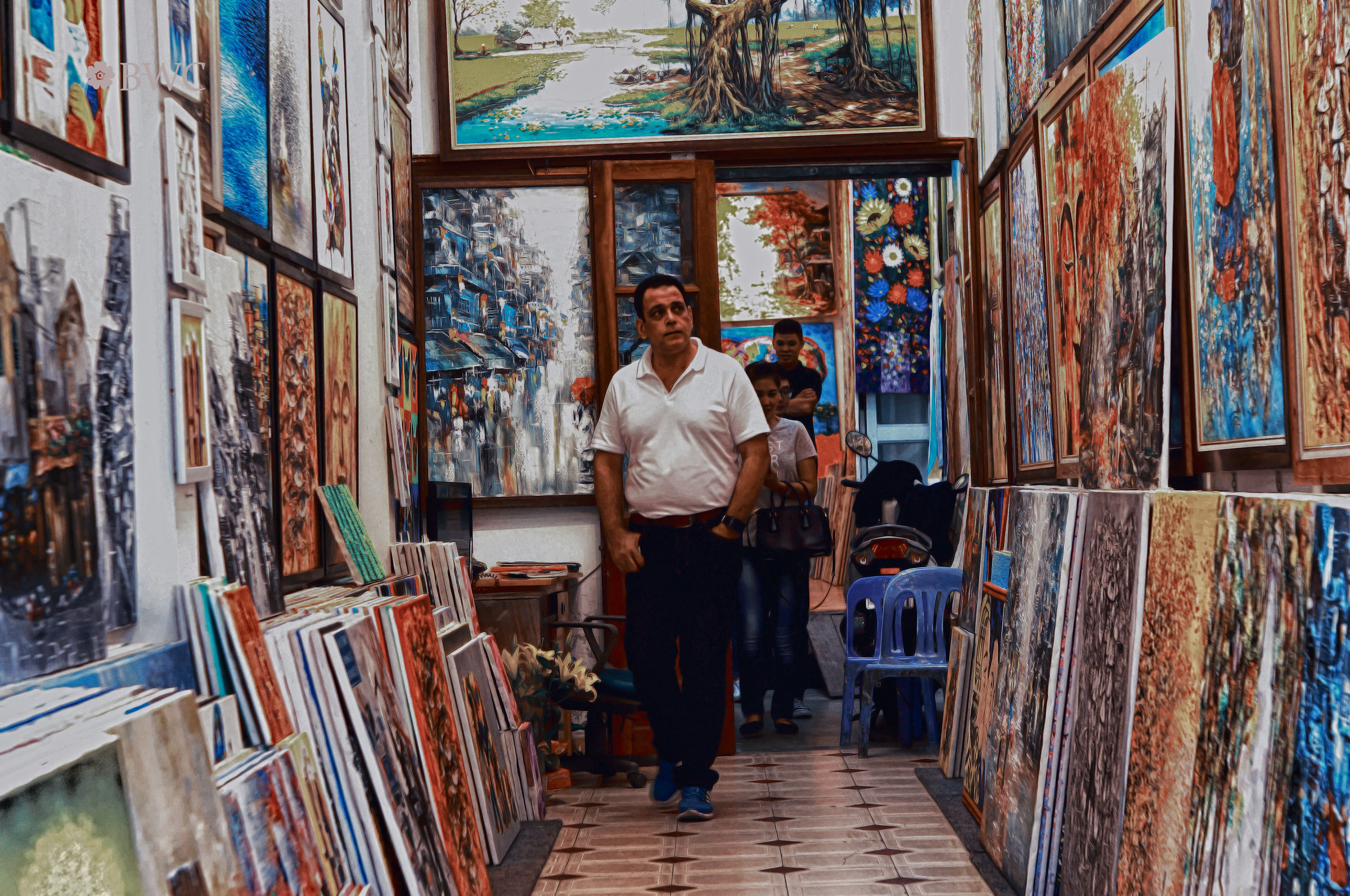 An Art Shop In Downtown