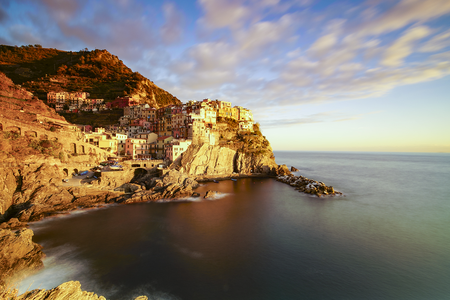 Sunset in Manarola