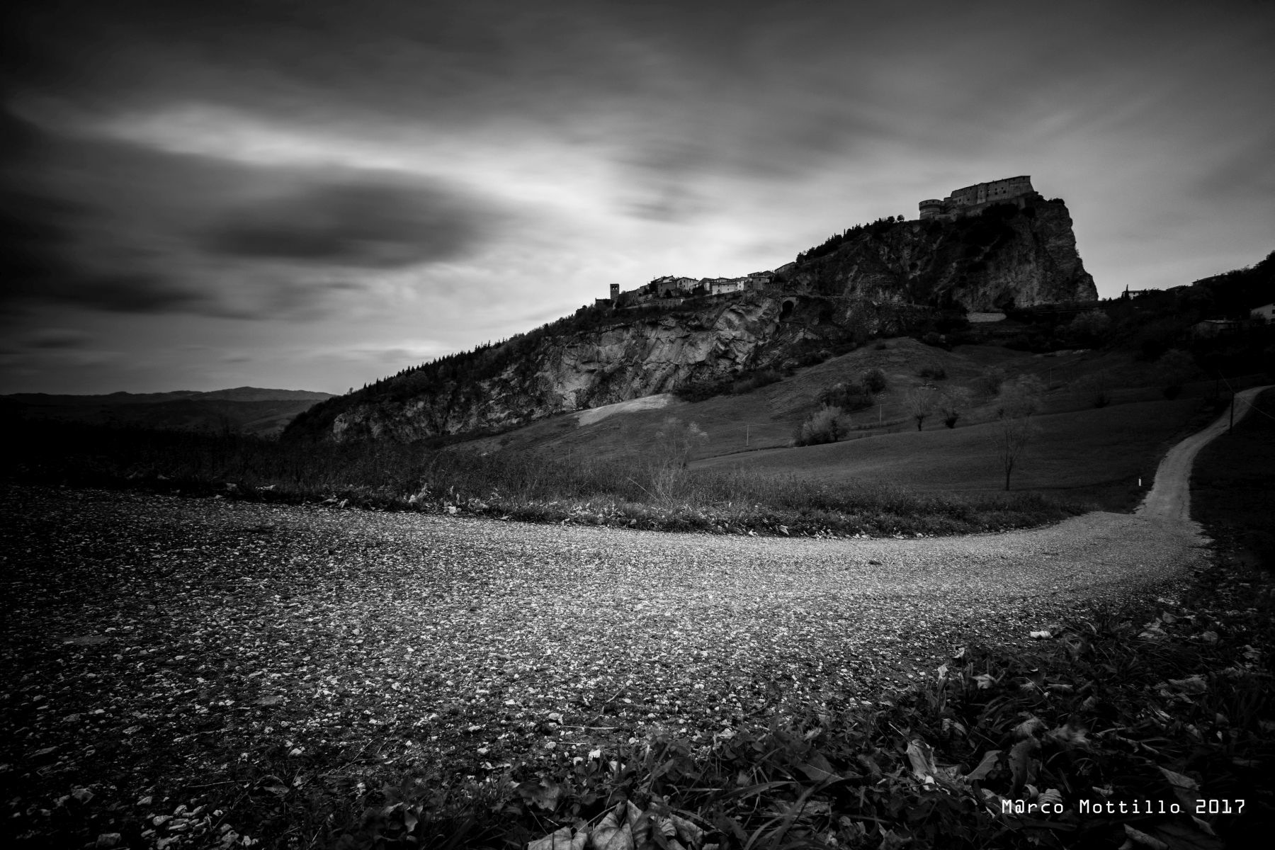 only the hiss of the wind