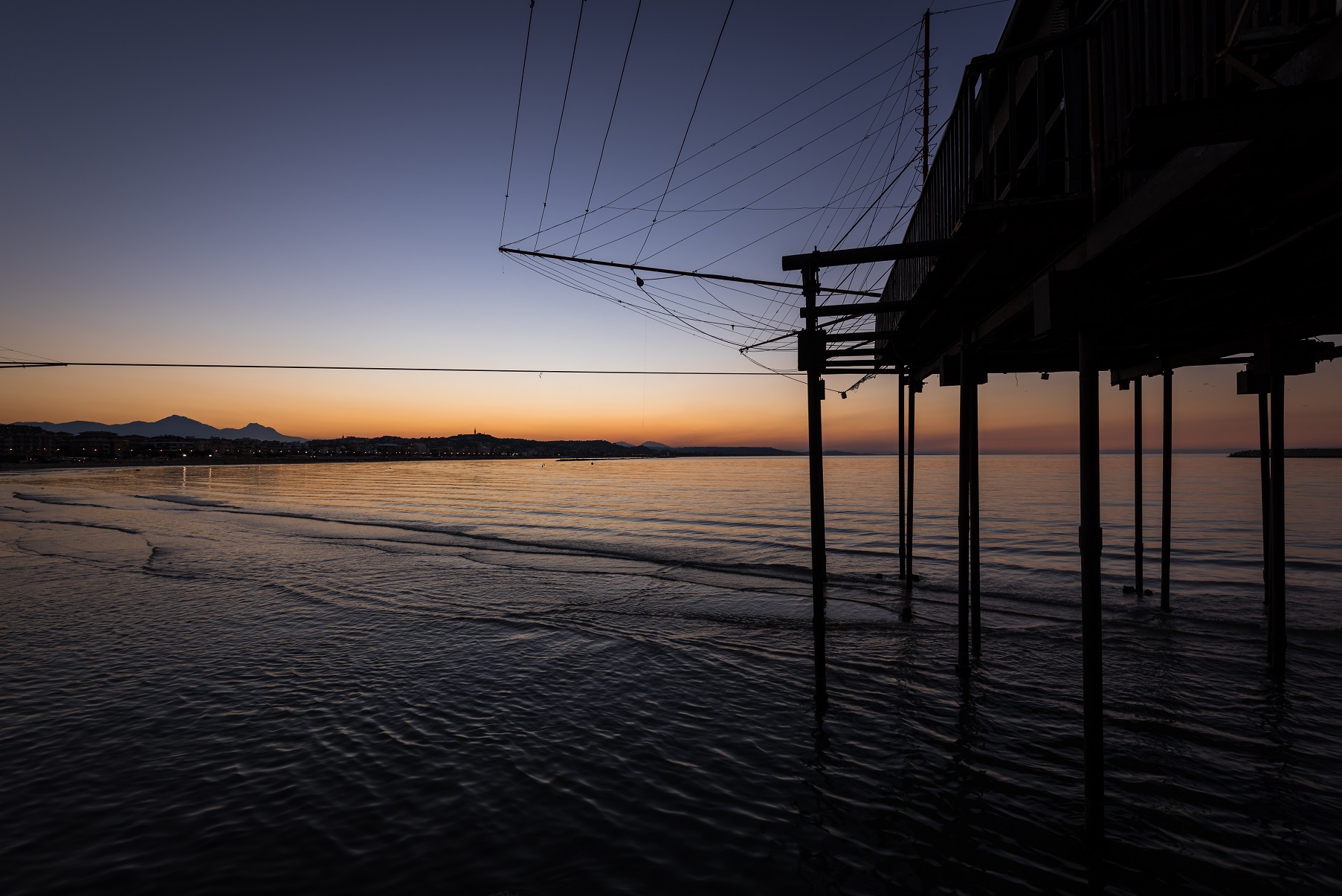 Sunset on the trabocco