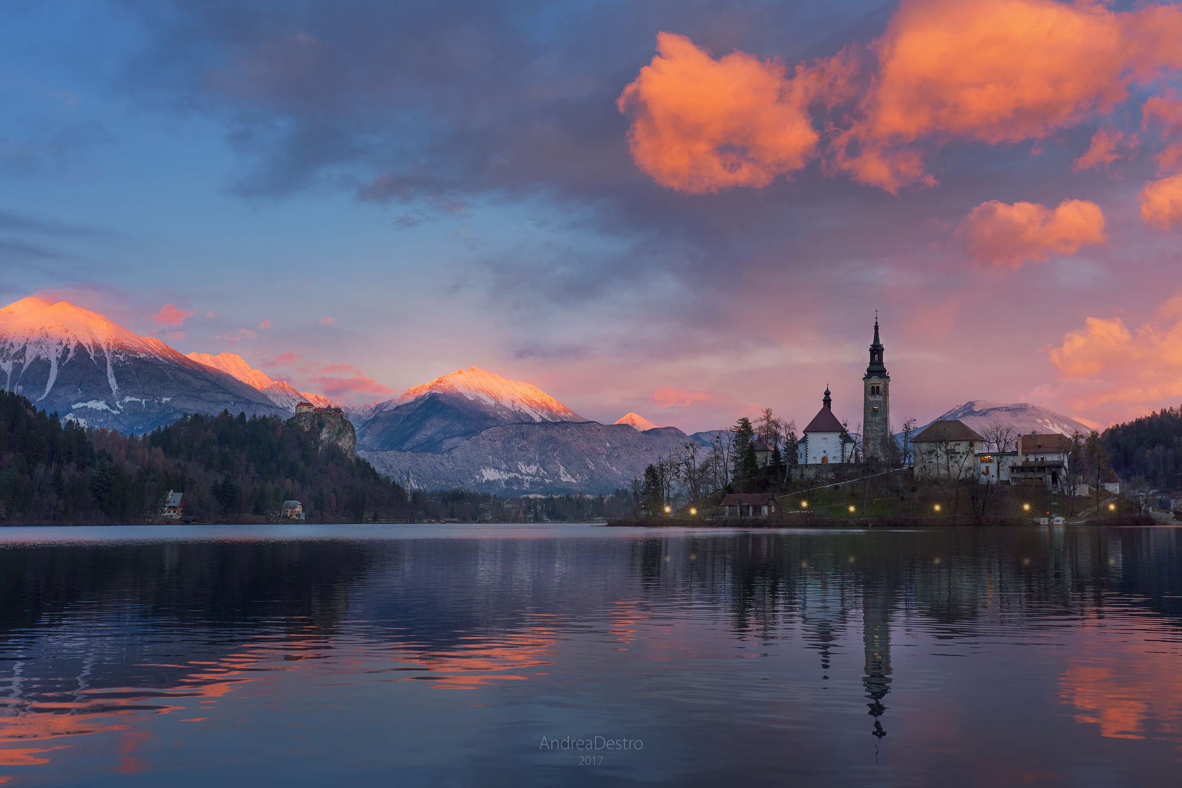 Tramonto a Bled