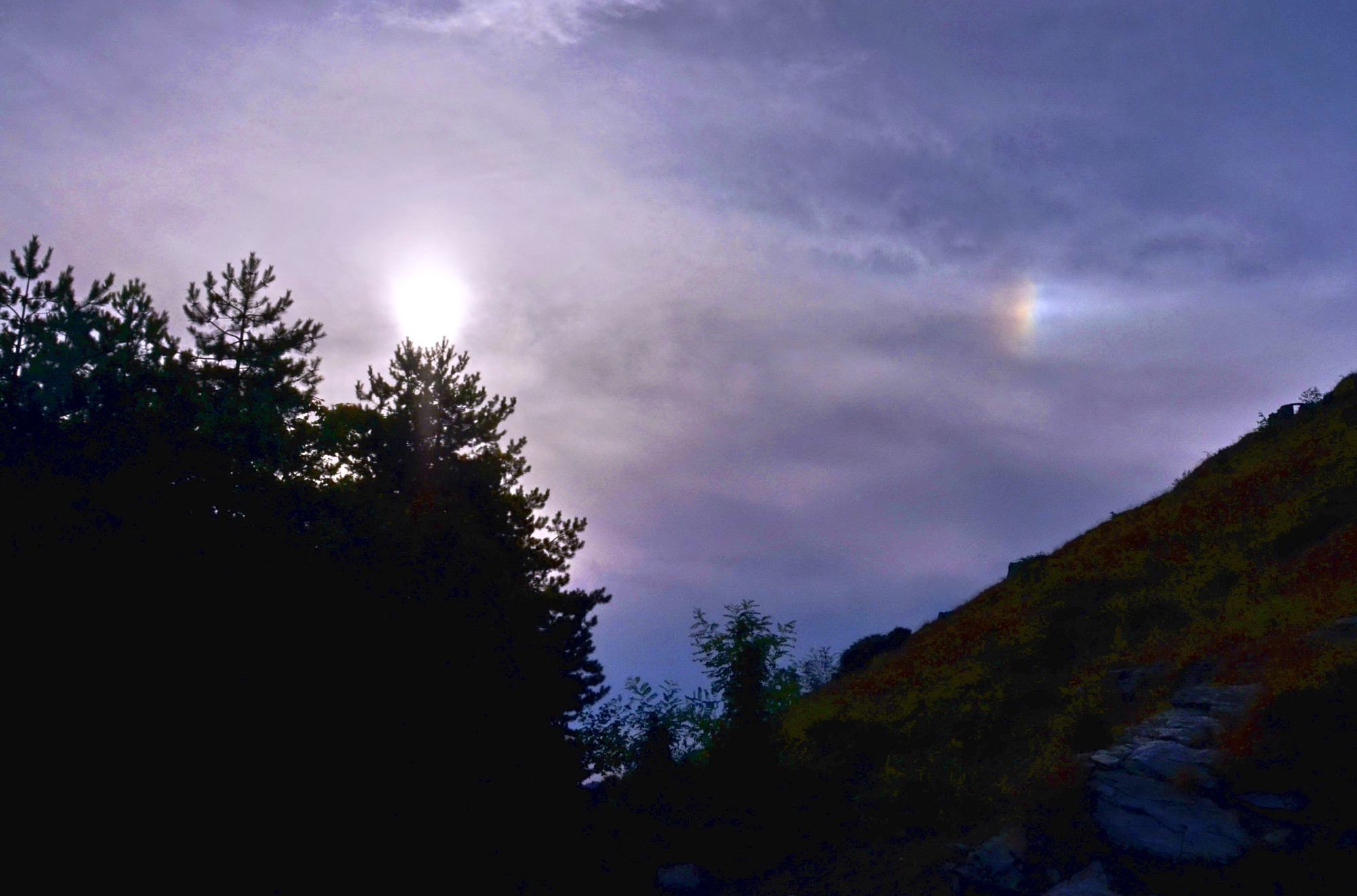 A rare phenomenon of refraction