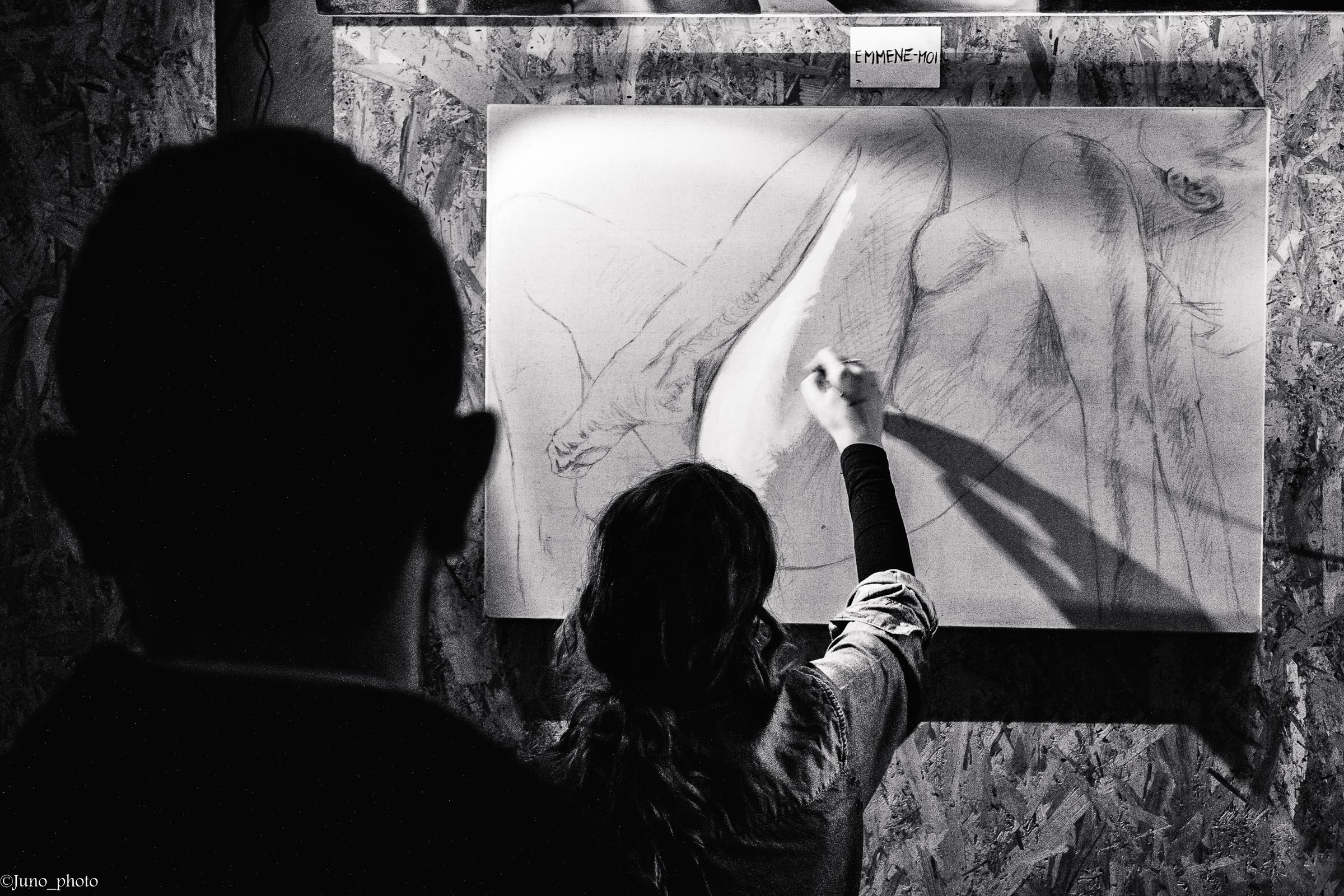 Osservando l'artista "Marte live 2017"