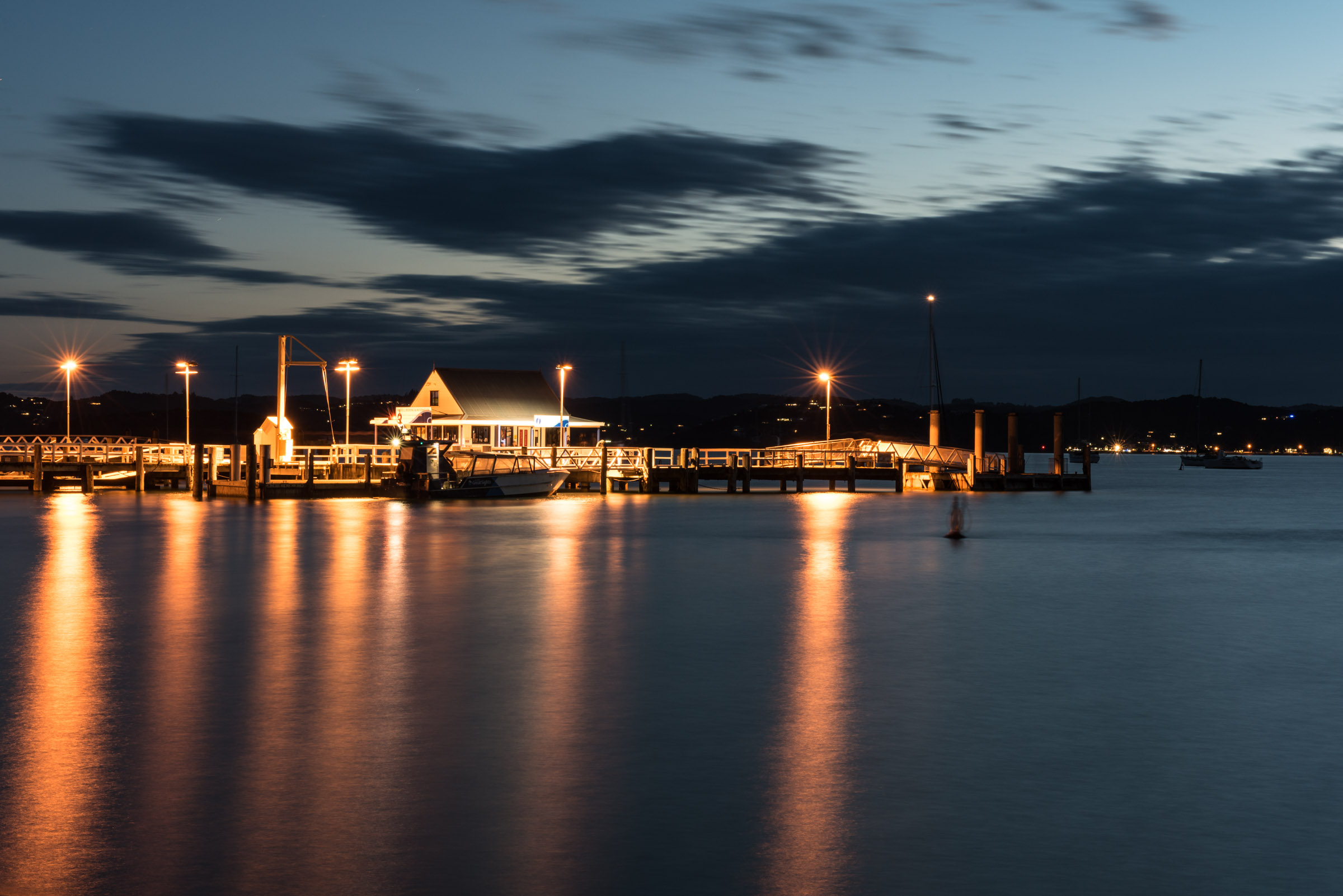 Sunset at Russel's pier