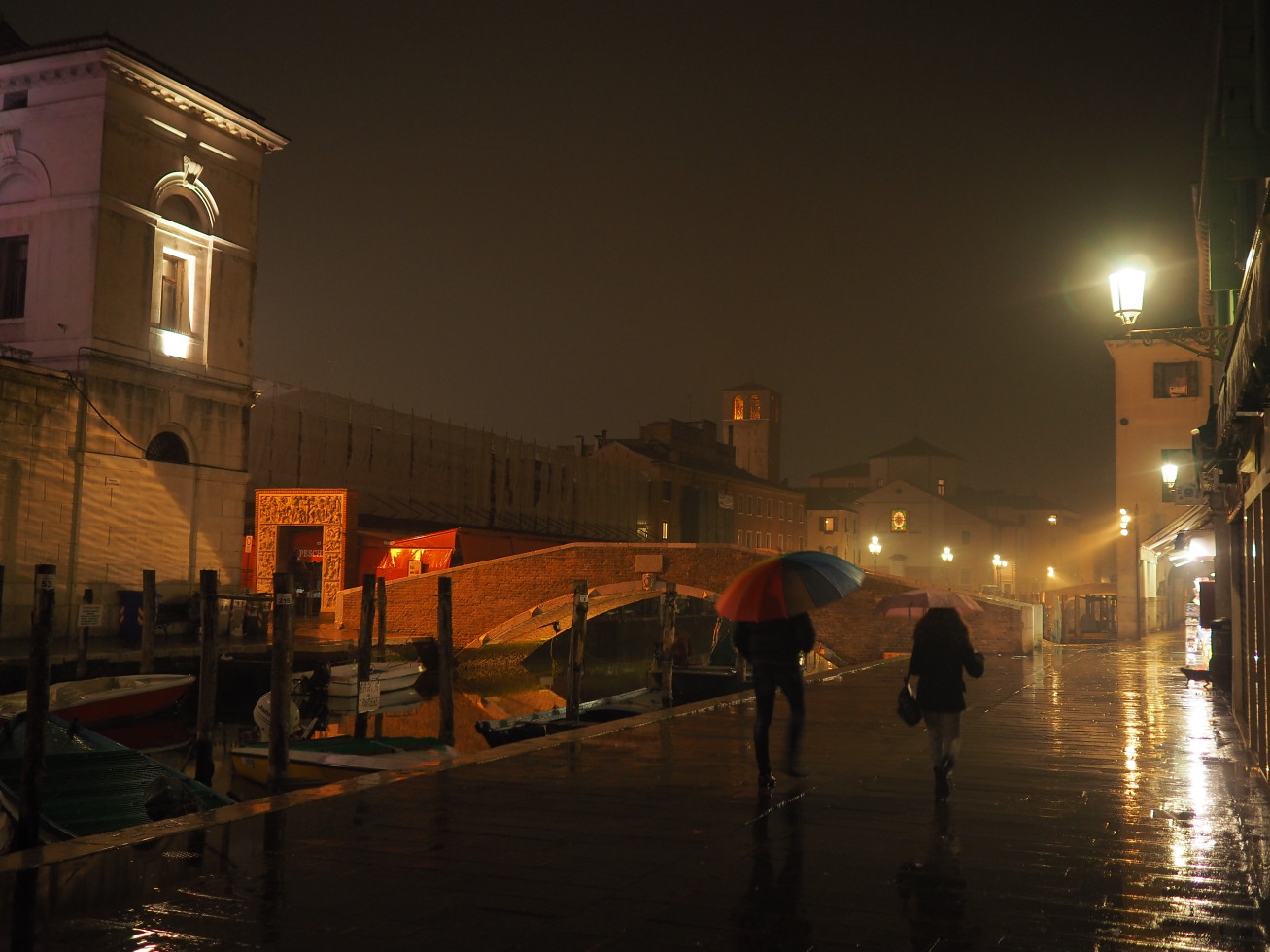 pioggia a Chioggia