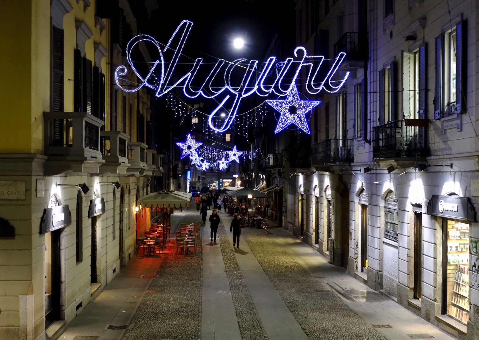 Milano: auguri dal Naviglio Grande