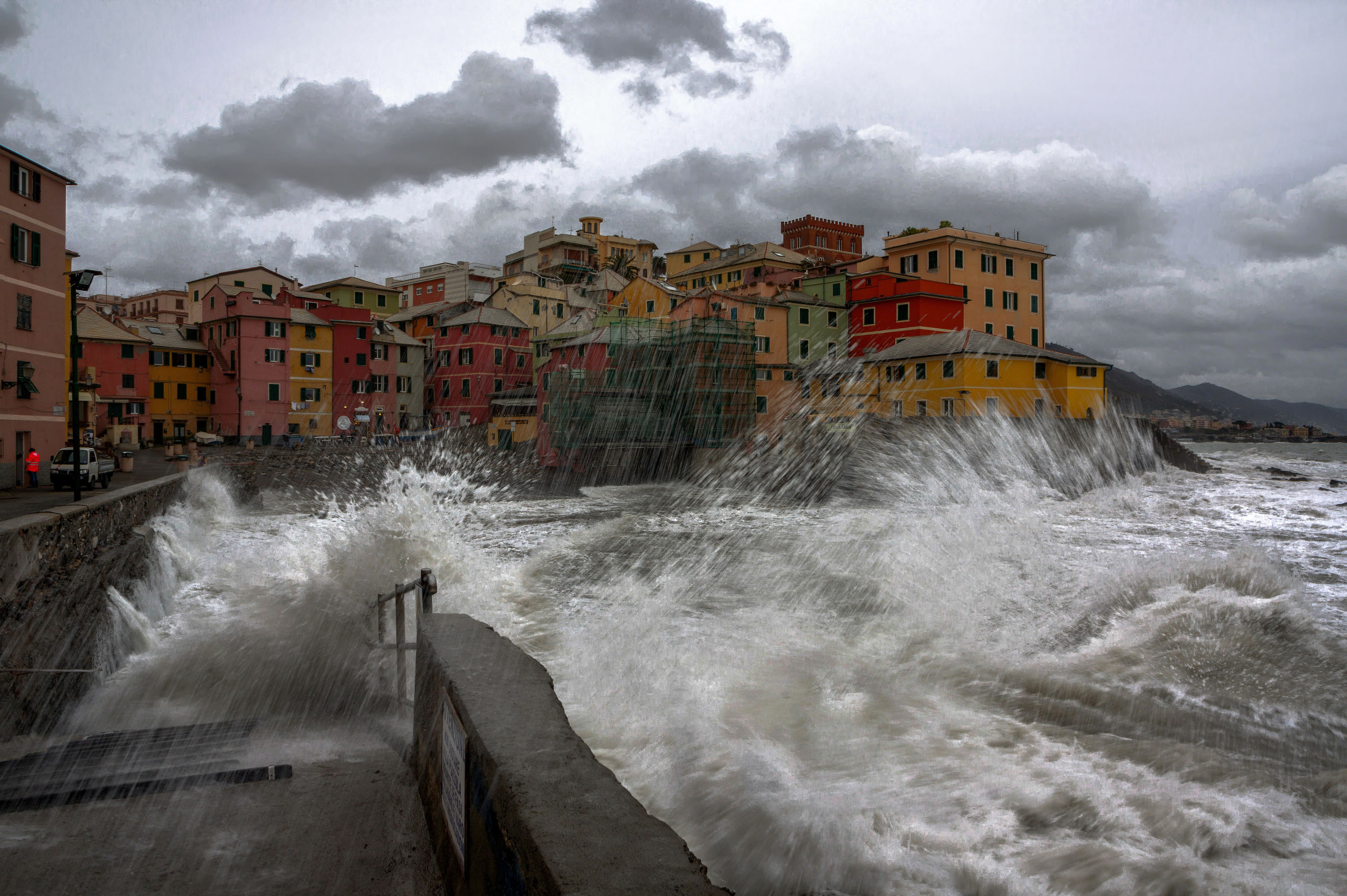 Storm in Boccadasse