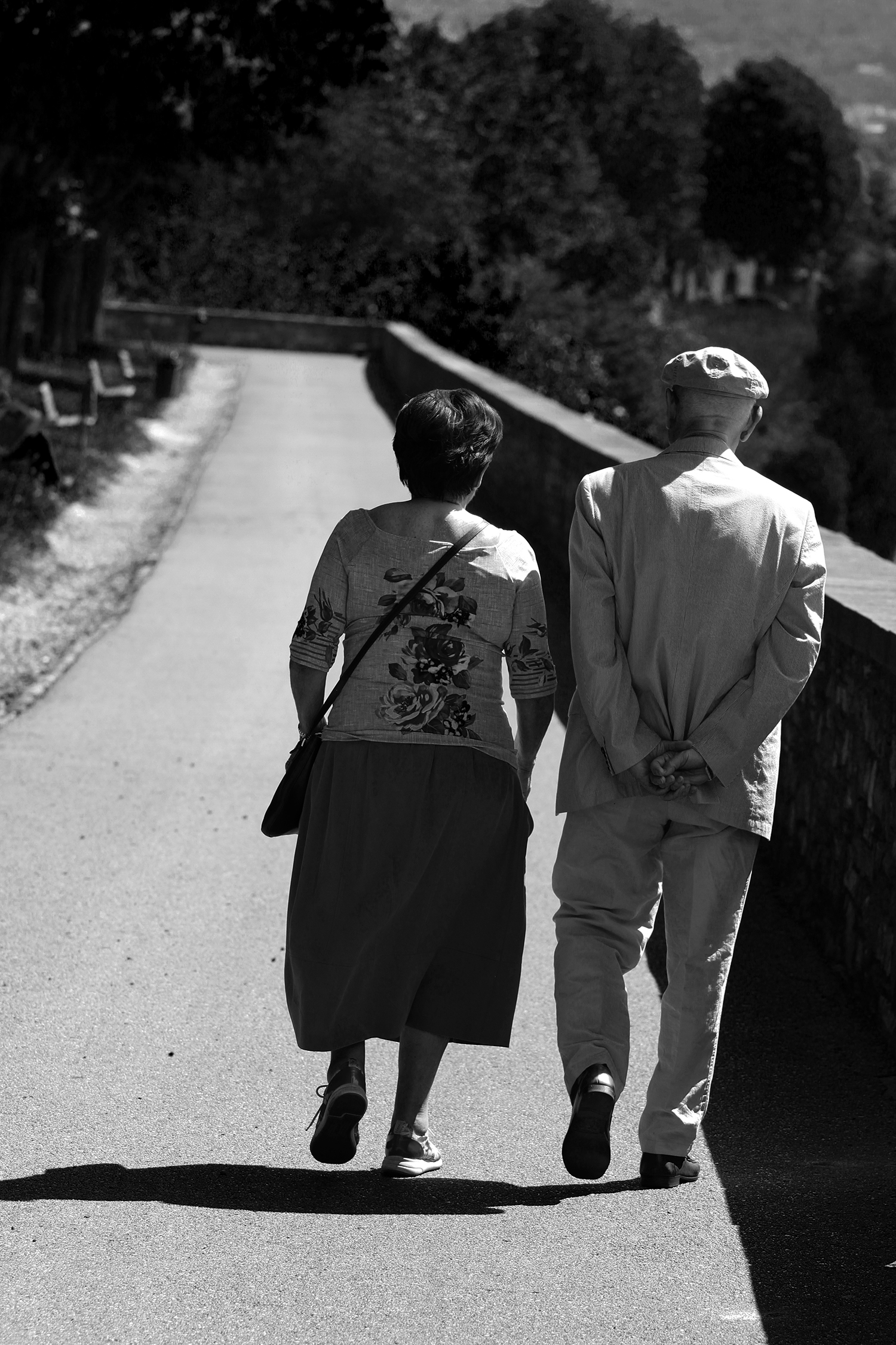 on the walls of upper Bergamo