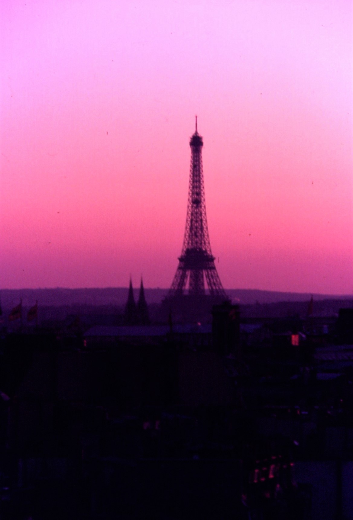 The last light of the day