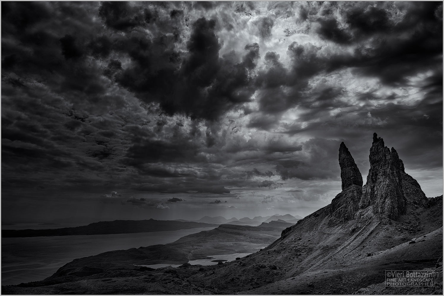 Storm at Old Man of Storr, Isle of Skye