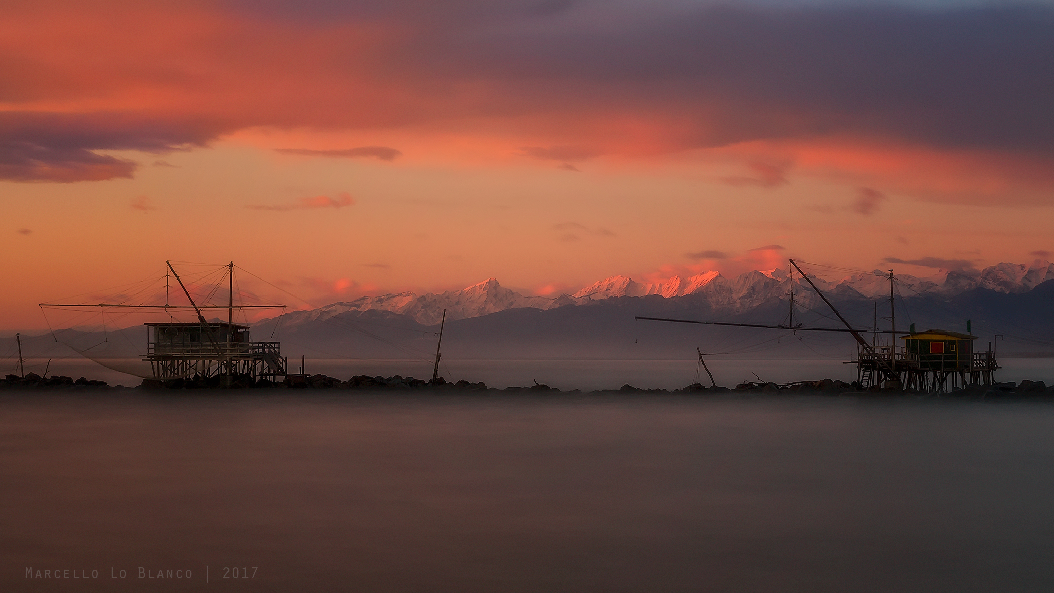 Il tramonto a Boccadarno