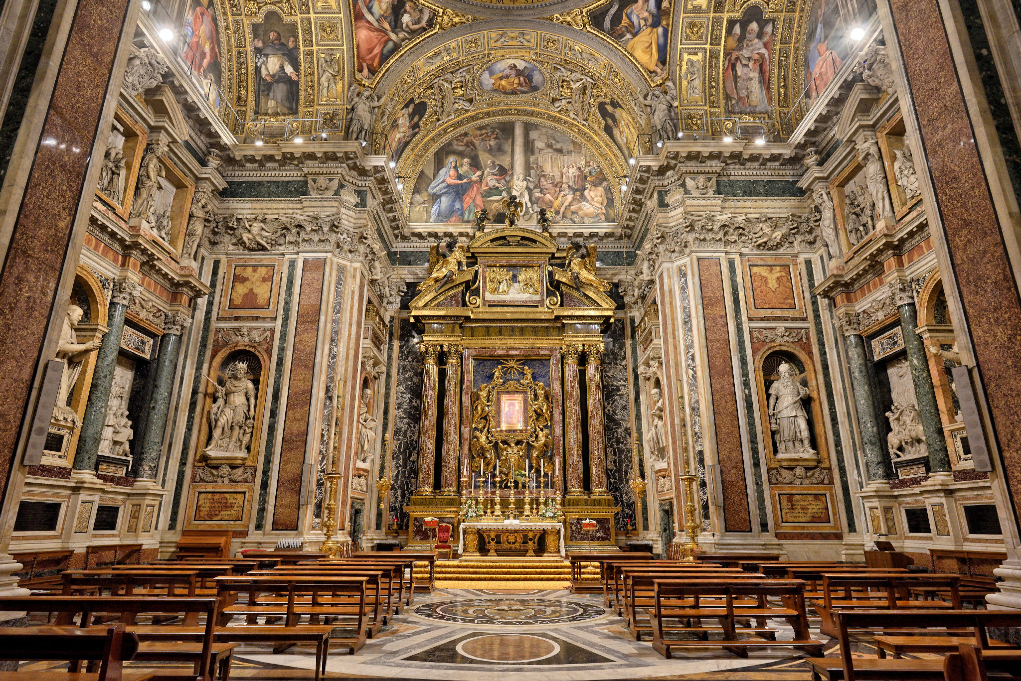basilica di santa maria maggiore gli interni