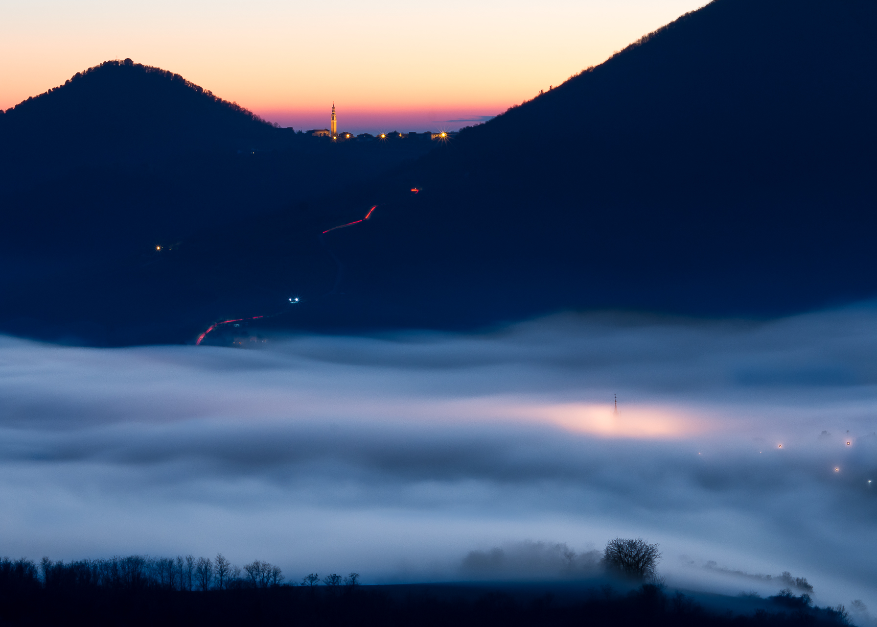 Cento metri più in su