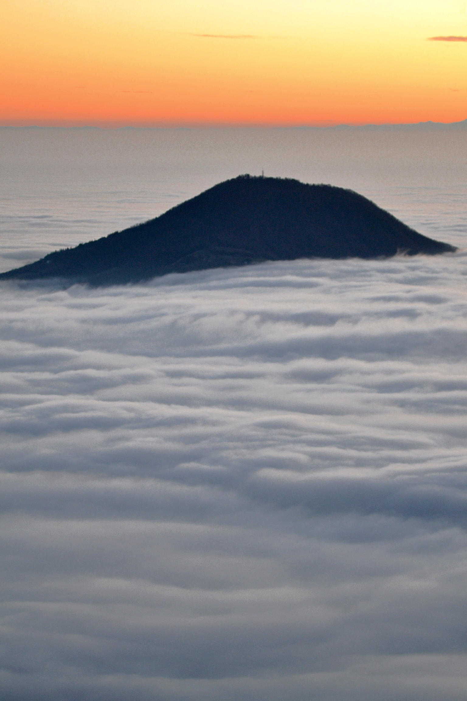 Above the clouds
