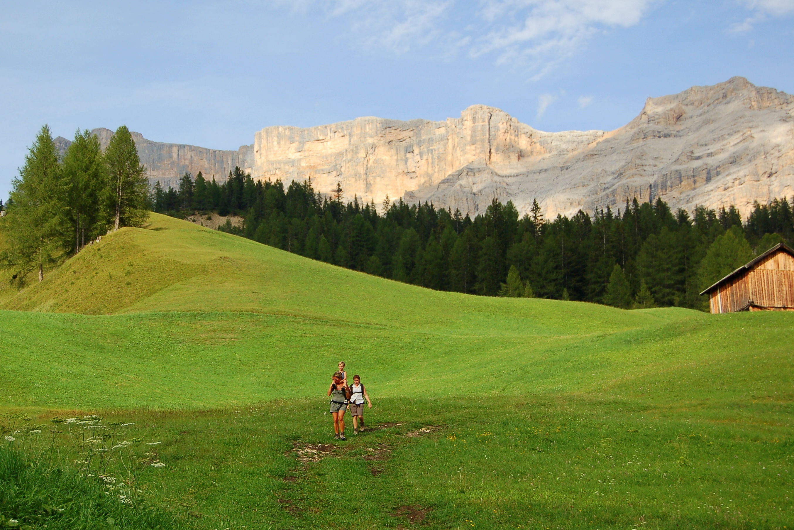 In cammino a S.Cassiano