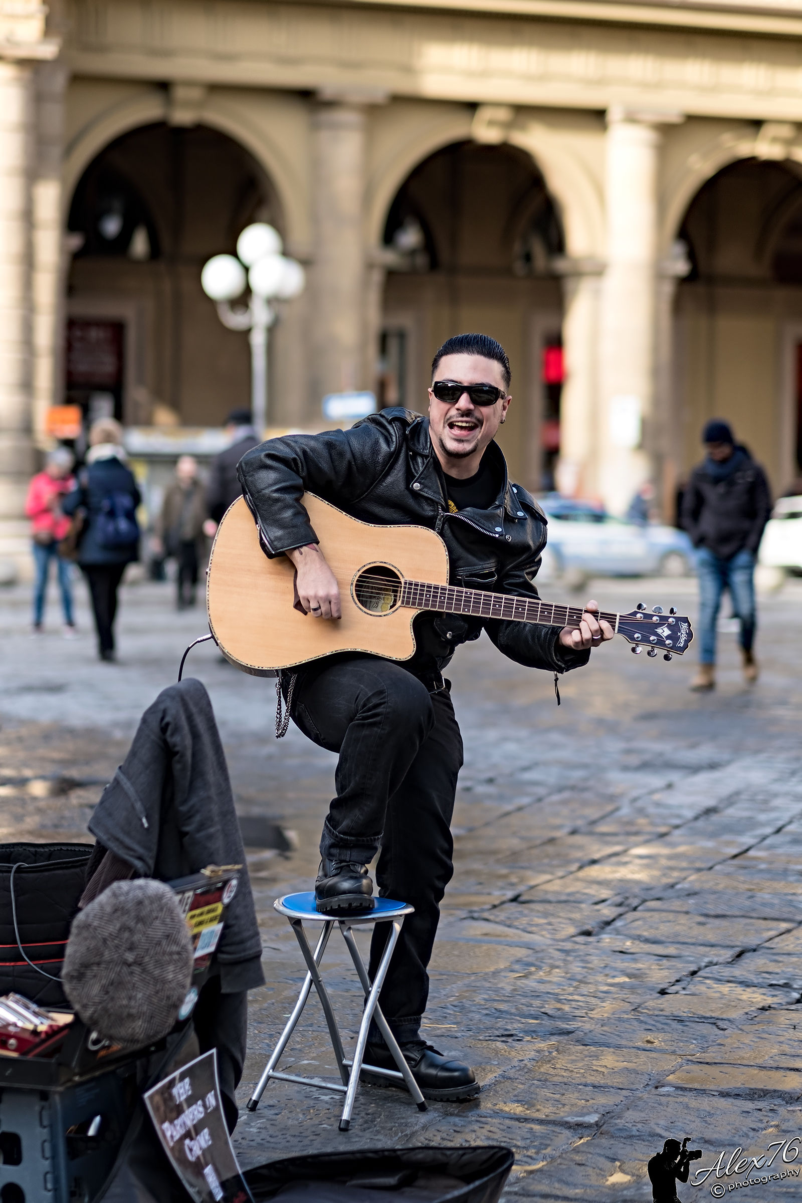Artisti di strada a Firenze