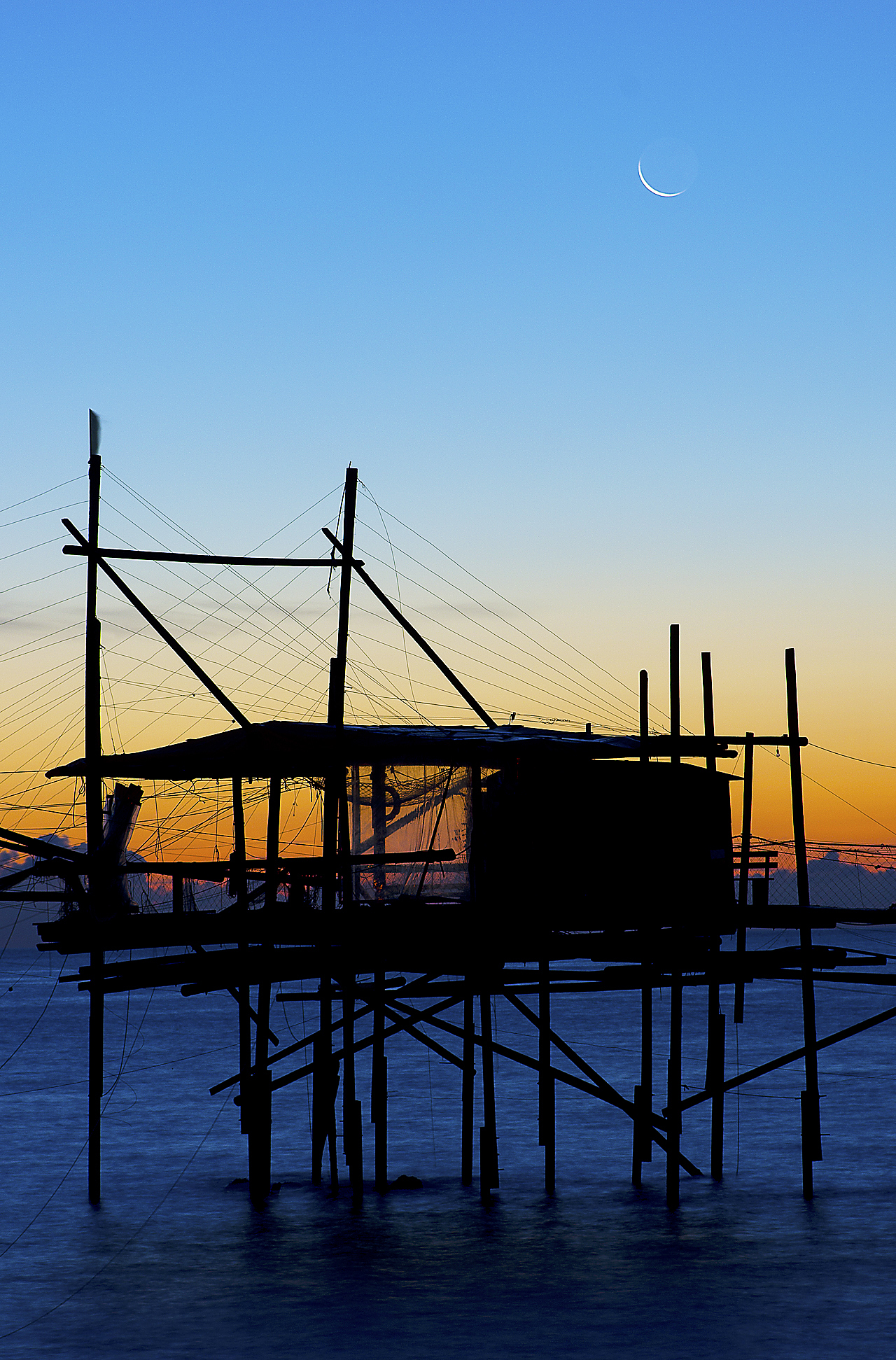 trabocco all'alba