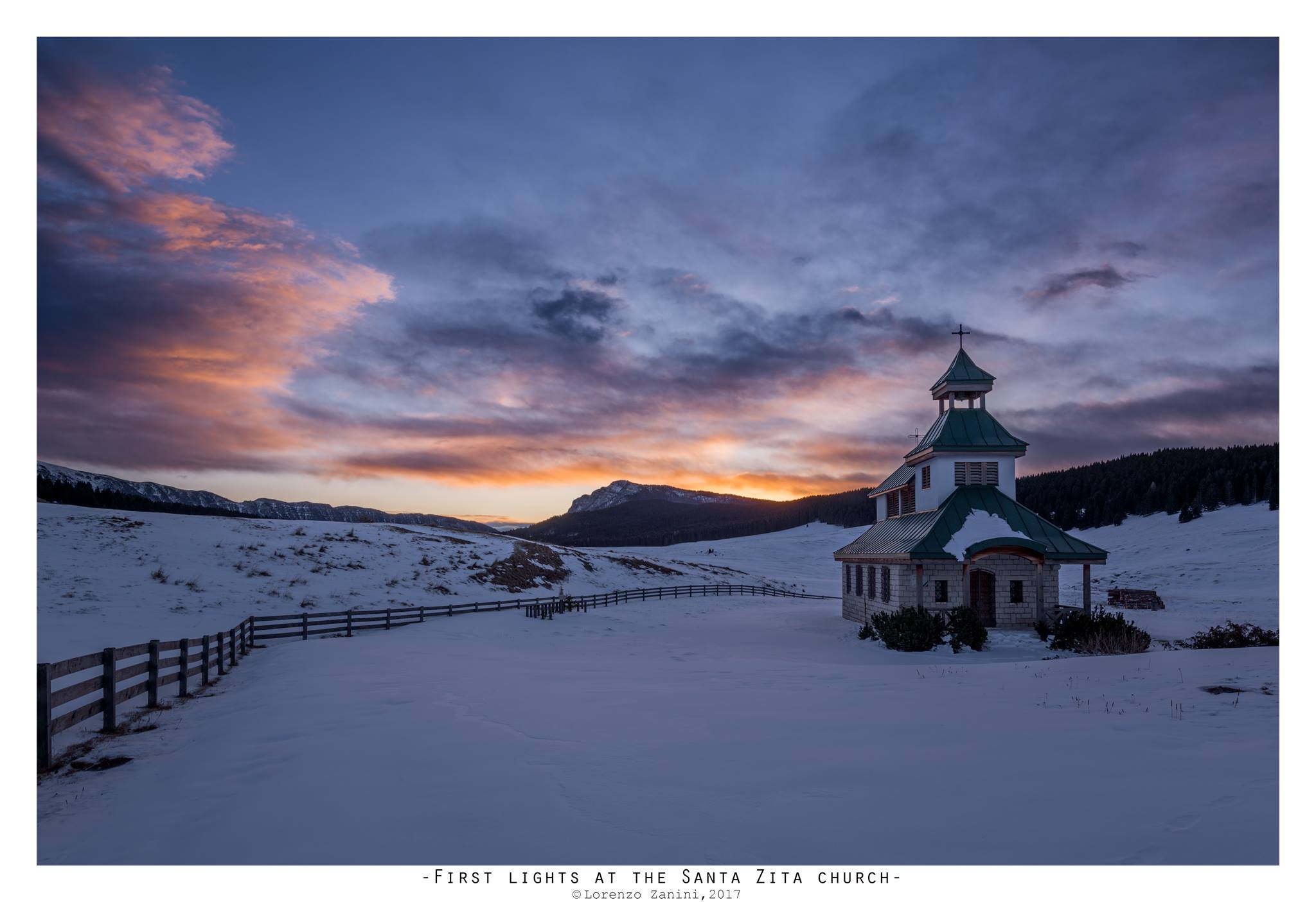 -Prime lights at the church of Santa Zita-