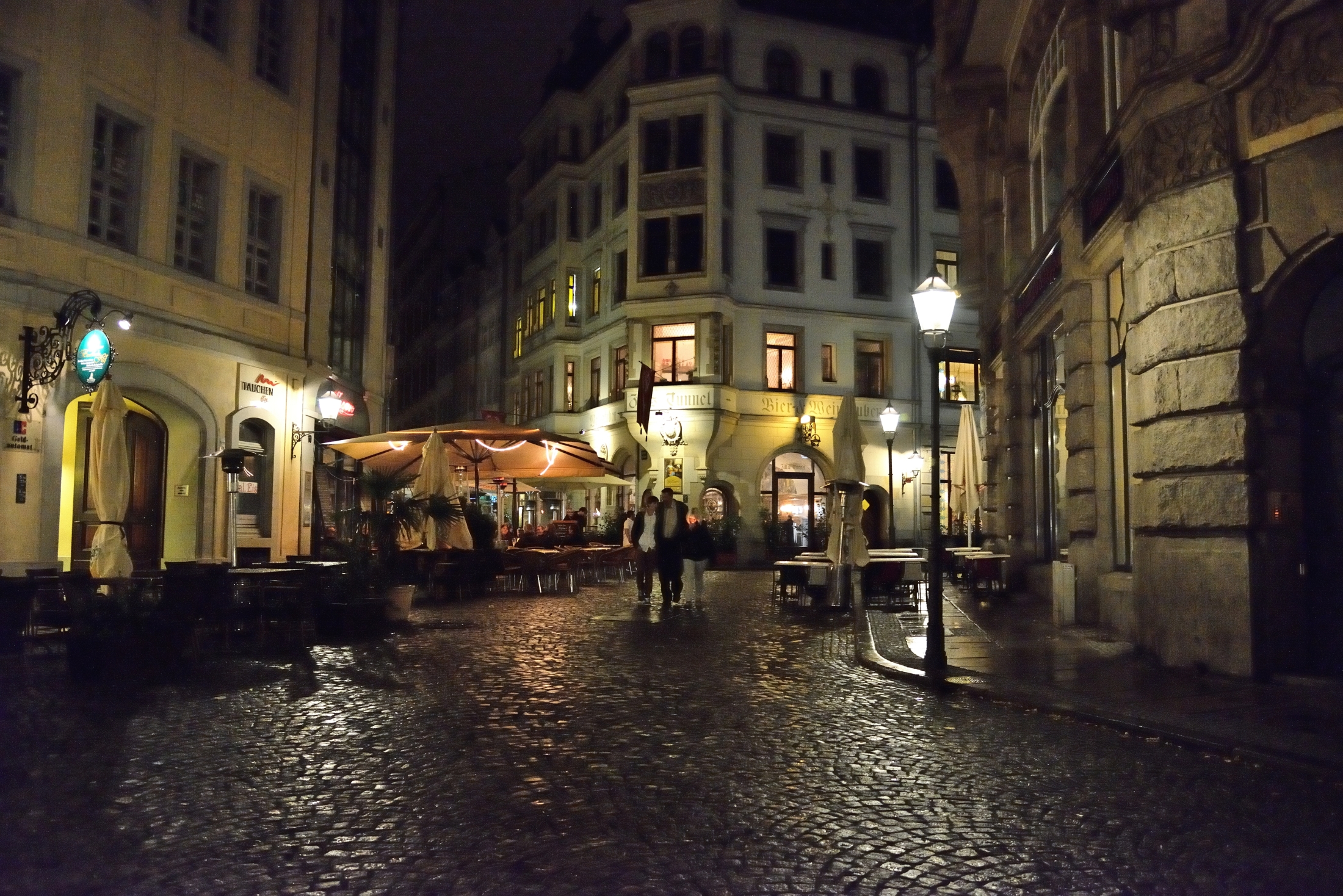Leipzig at night