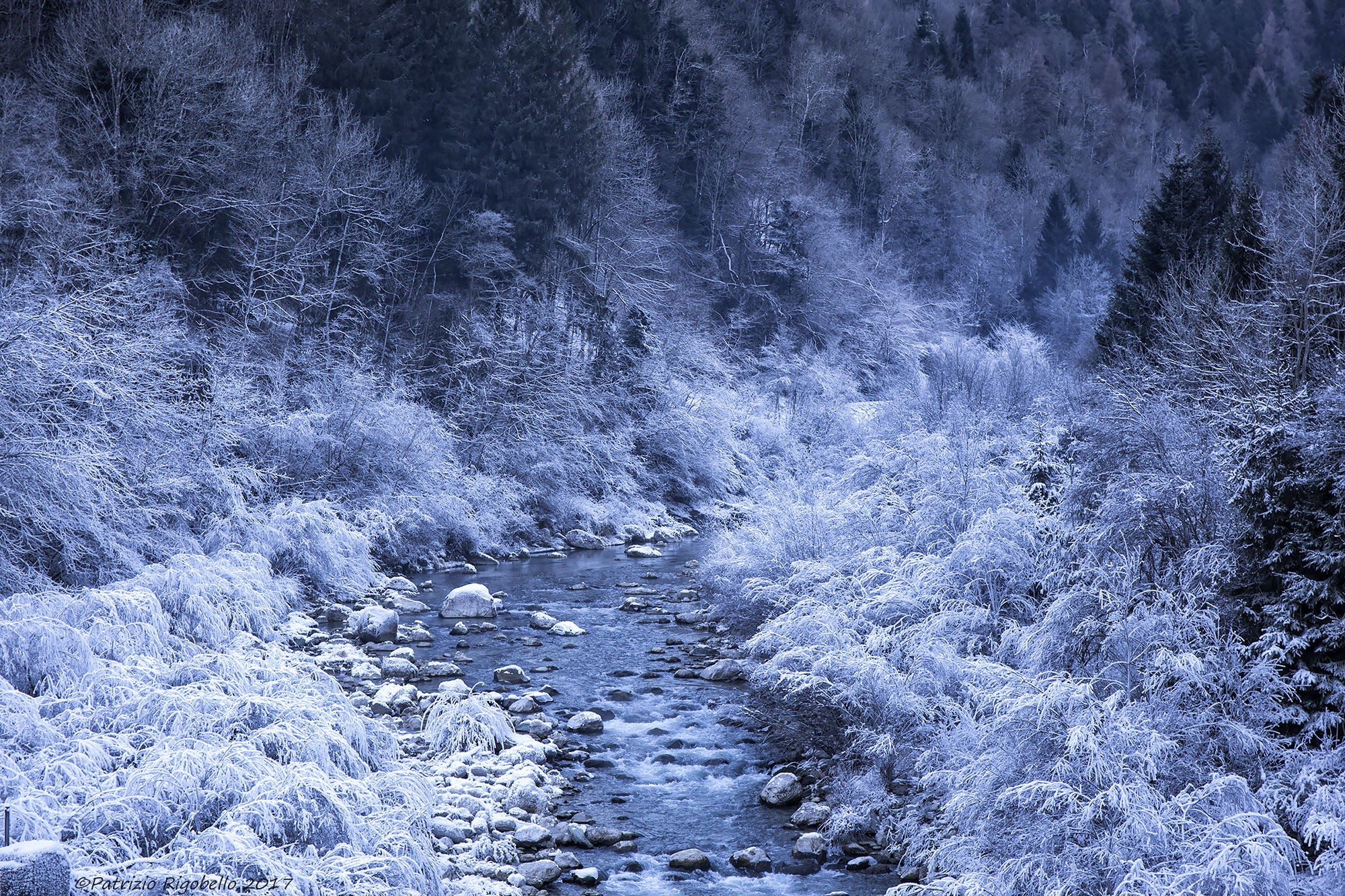 Inverno nel gelo di Valle Imperina