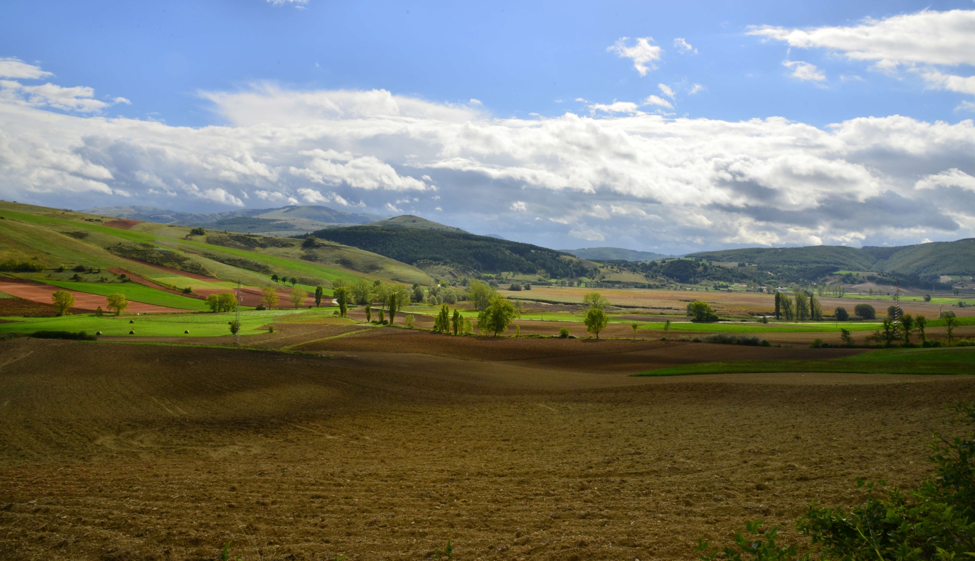 La piana di Colfiorito in Umbria