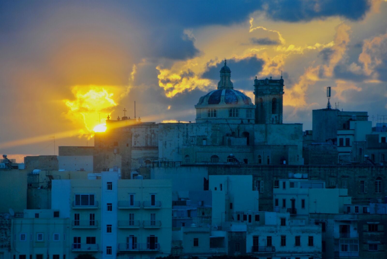 sunset on Malta